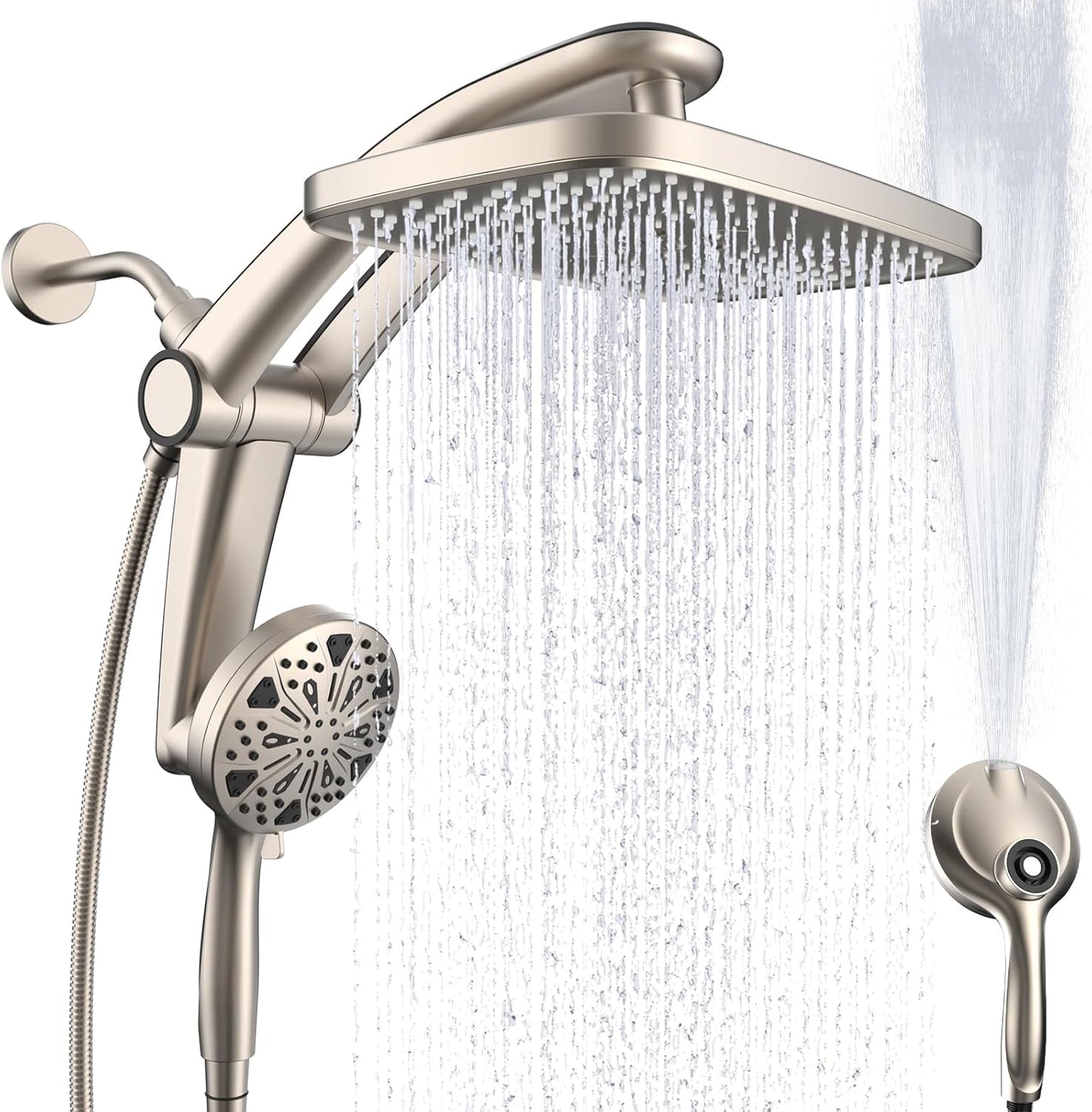 Rain Shower Head with Handheld High Pressure for Ultimate Comfort