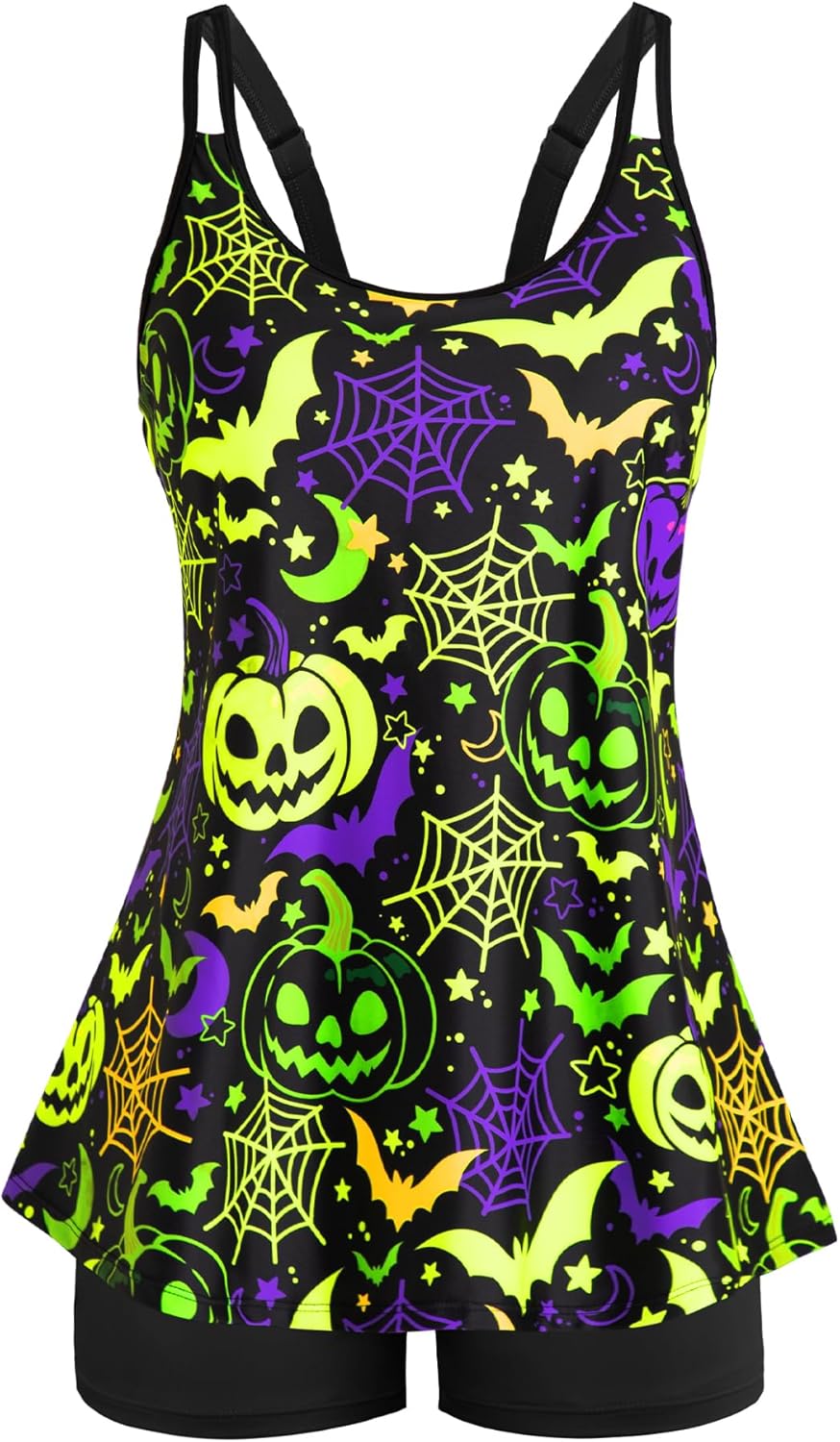 Arolina Tankini Swimsuits for Women with Tummy Control Design