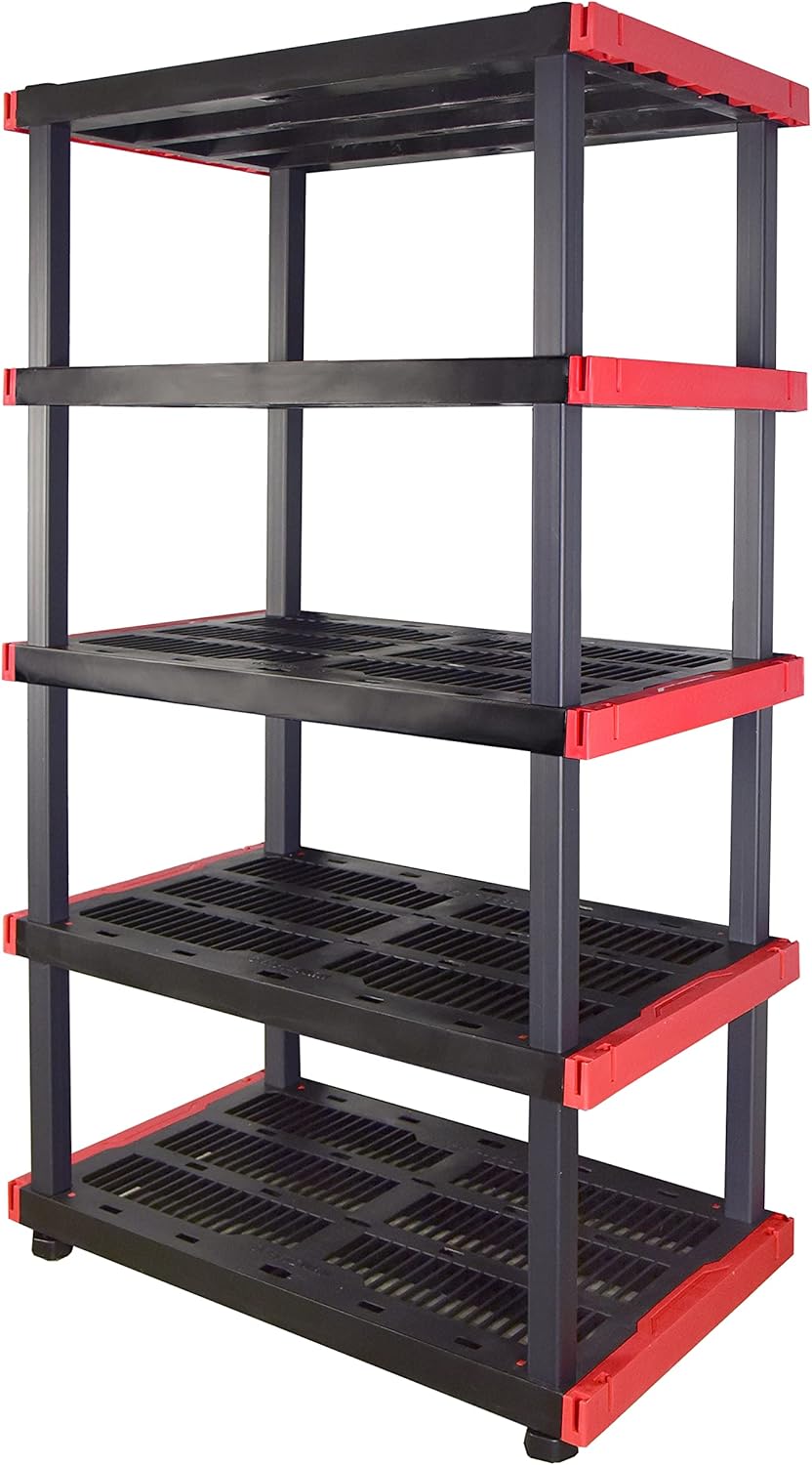 5-Tier Highly Durable Storage Rack for Garage and Home Use