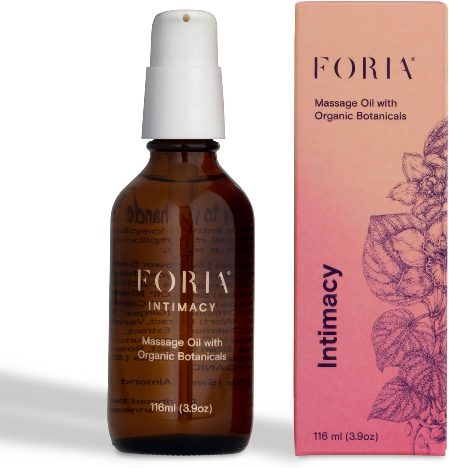 Foria Massage Oil - Organic Herbal Body Oil for Relaxation