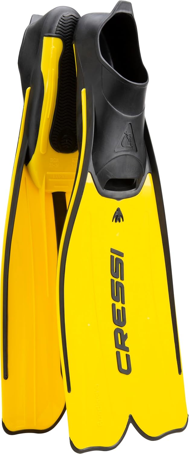 Cressi Adult Snorkeling Full Foot Pocket Fins for Easy Use