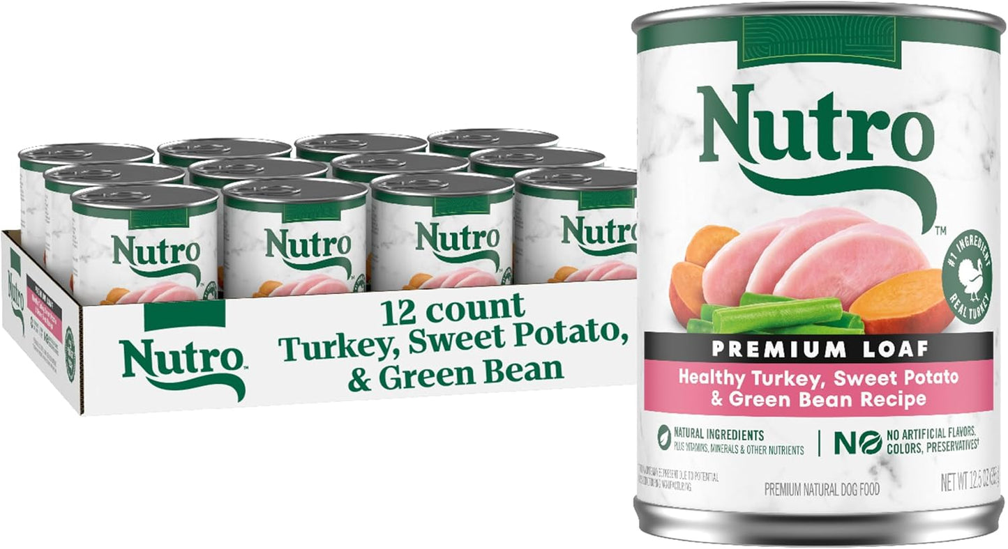Nutro Natural Choice Premium Loaf Adult Wet Dog Food Turkey Recipe