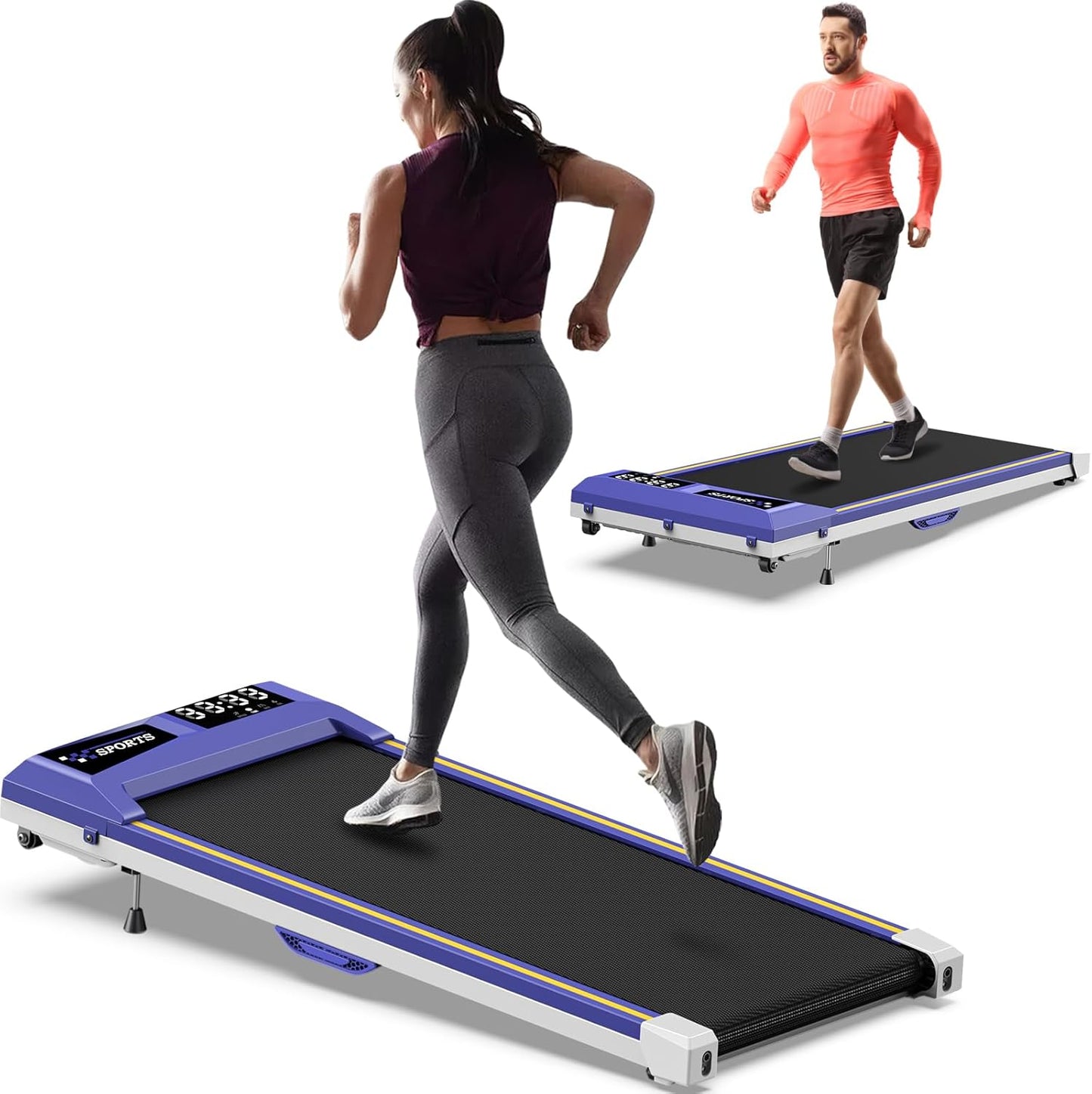 COZYINN Incline Treadmill - Foldable, Wide Track, Silent Control
