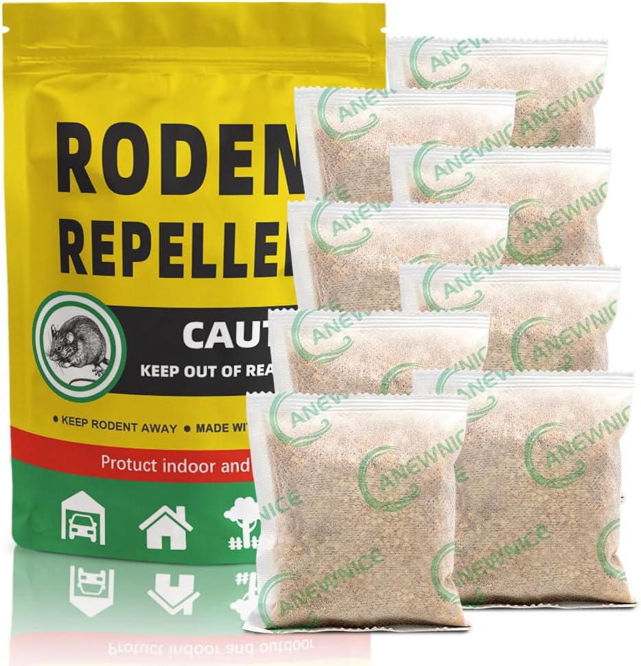 Powerful Peppermint Rat Repellent | 8 Pouches - Hetgus