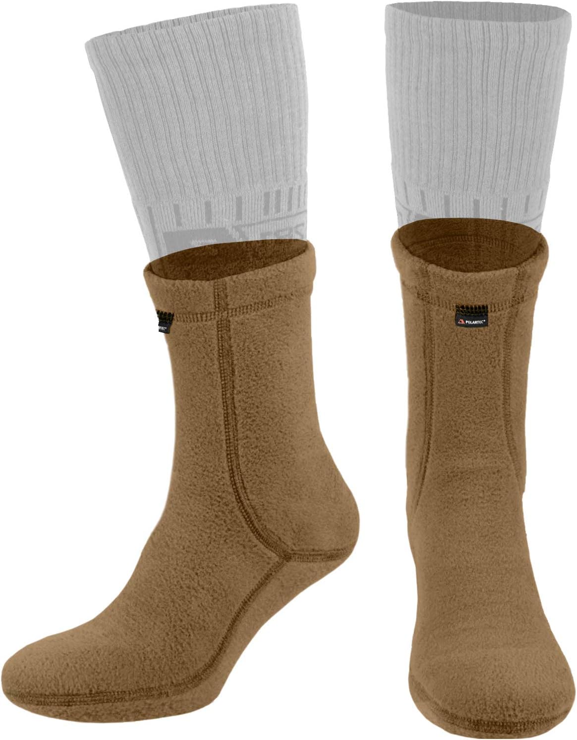 Polartec Fleece Boot Liner Socks - Stay Warm Anywhere