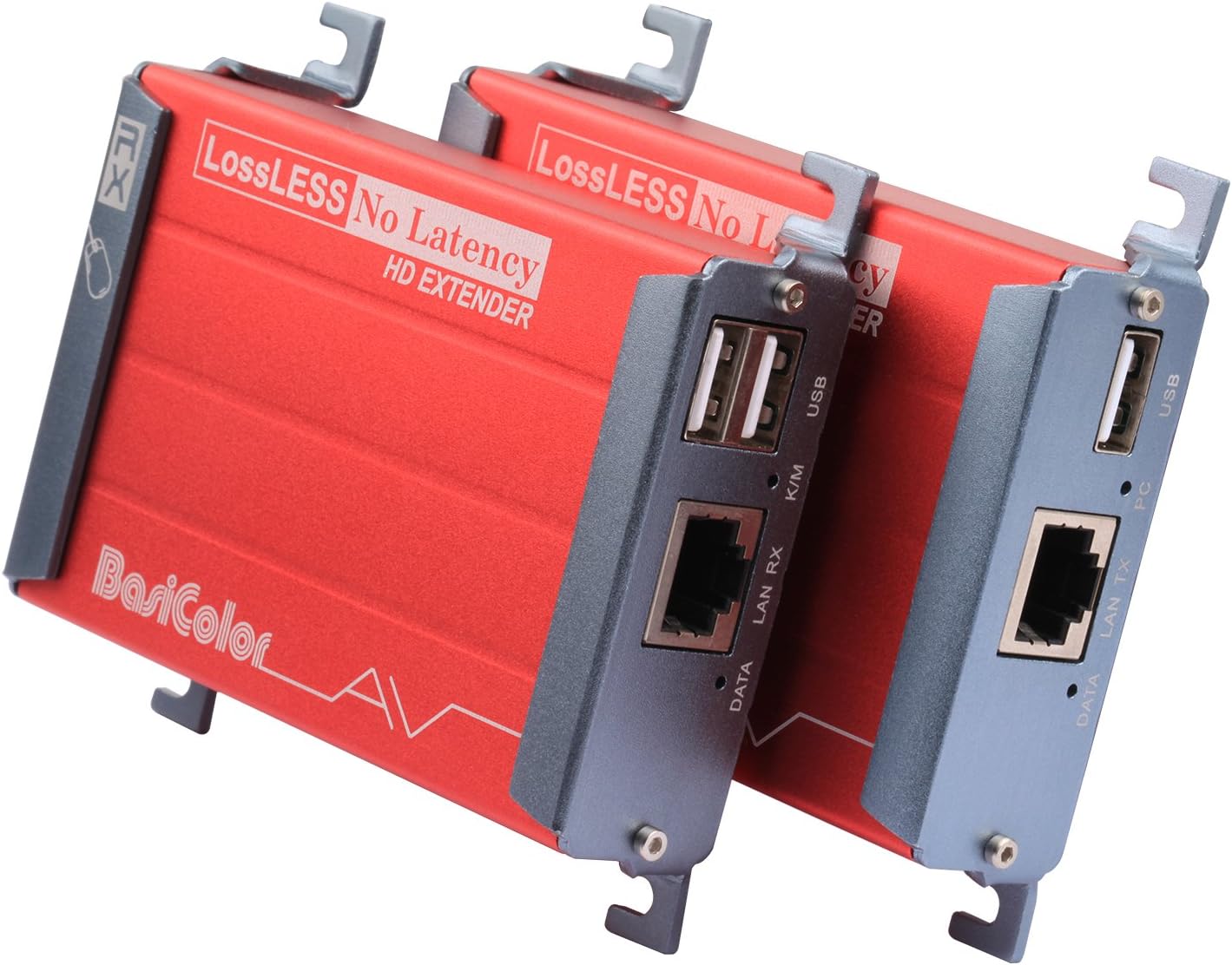 Basicolor HDMI KVM Extender Over Cat6 for 1080P Video