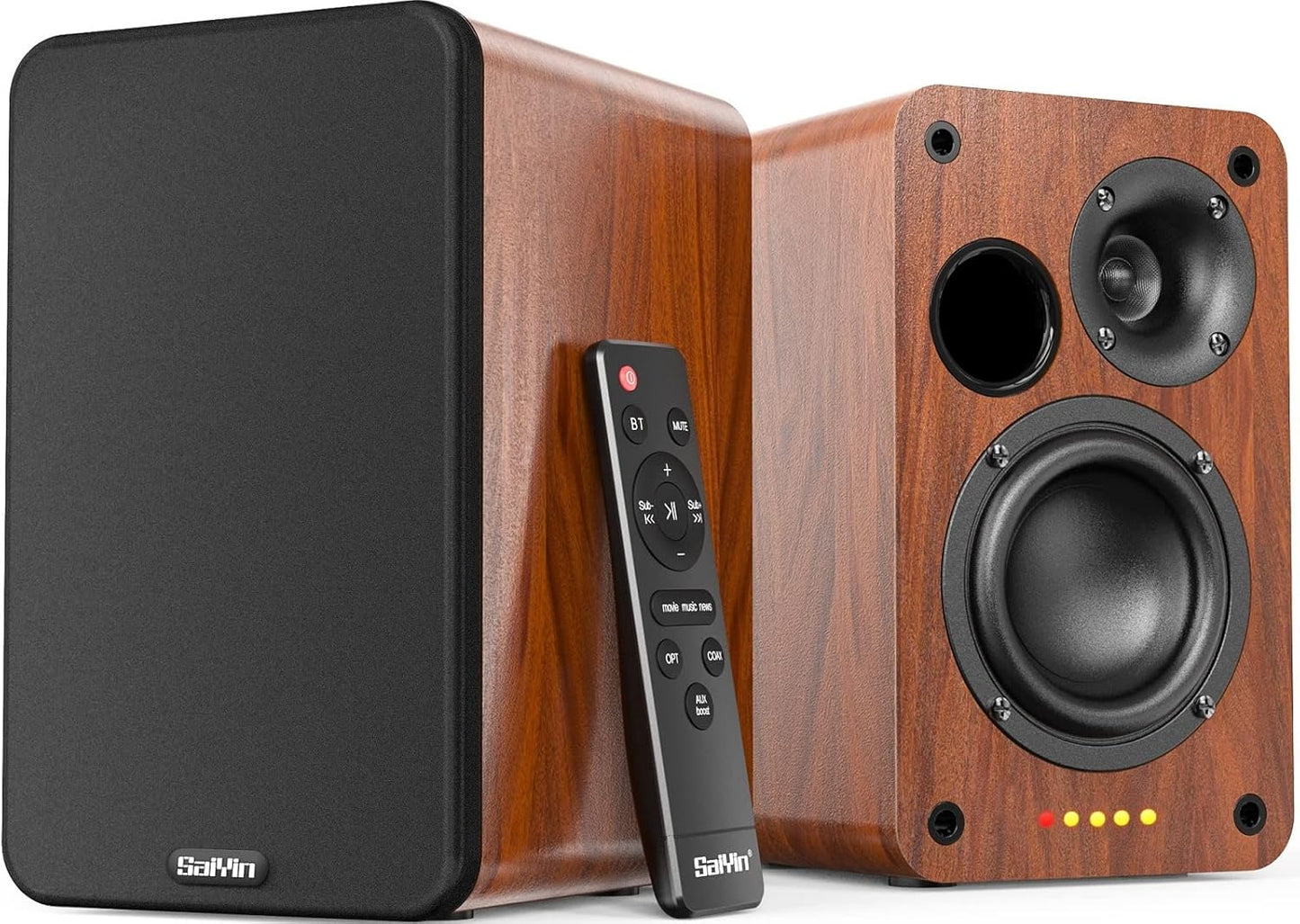 Saiyin 30W Powered Bluetooth Speakers - Rich Sound Experience