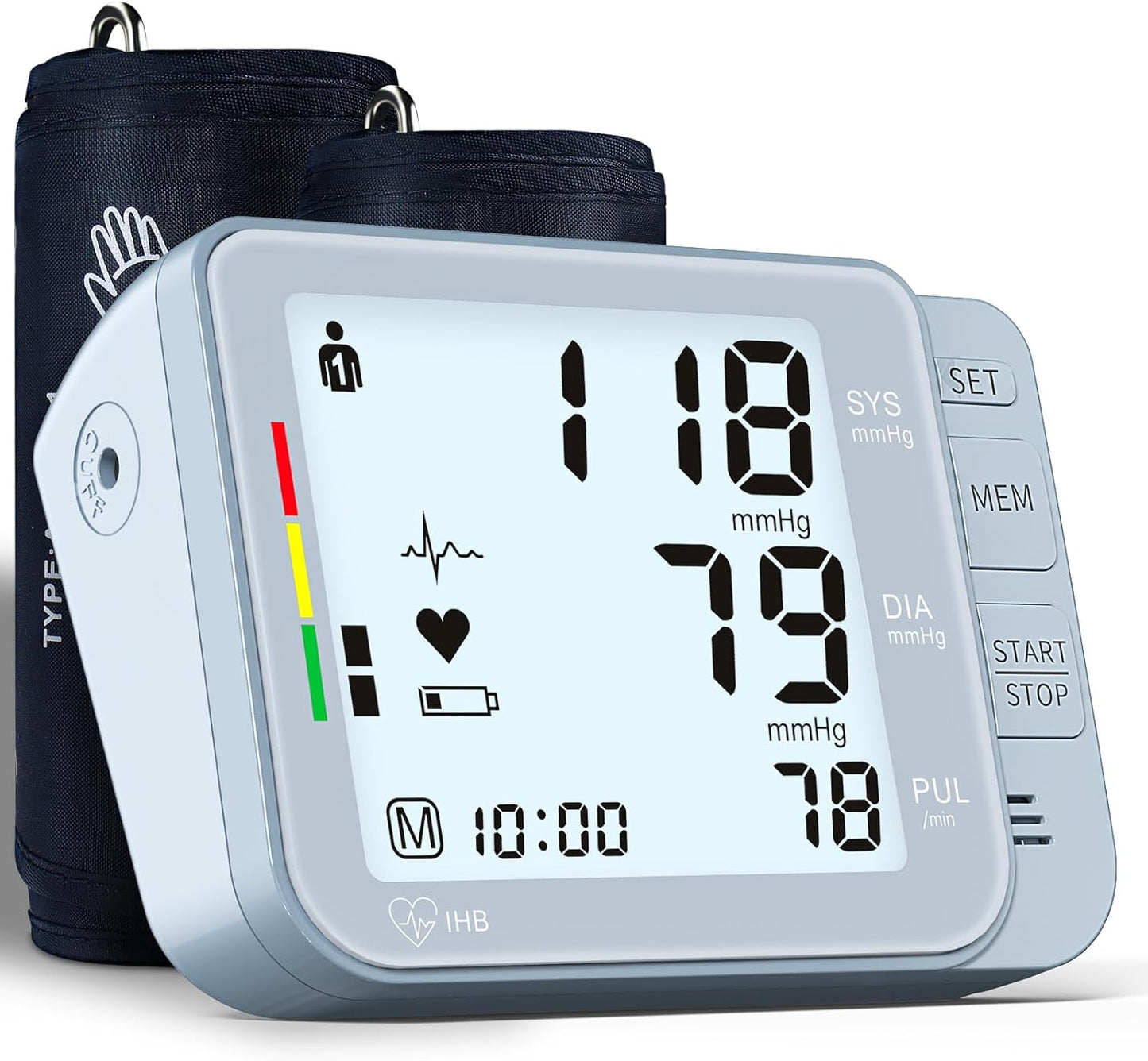Accurate BP Monitoring at Home, XL Cuff, 240 Memory