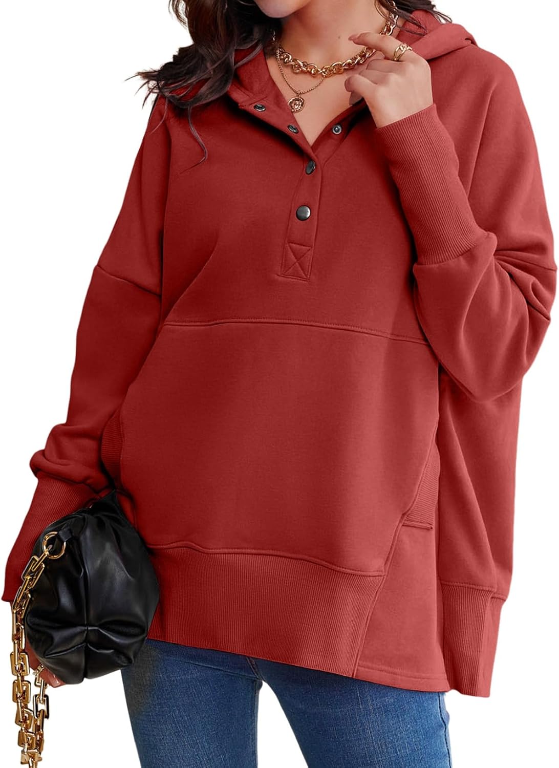 AlvaQ Womens Oversized Sweatshirts for Cozy Winter Style