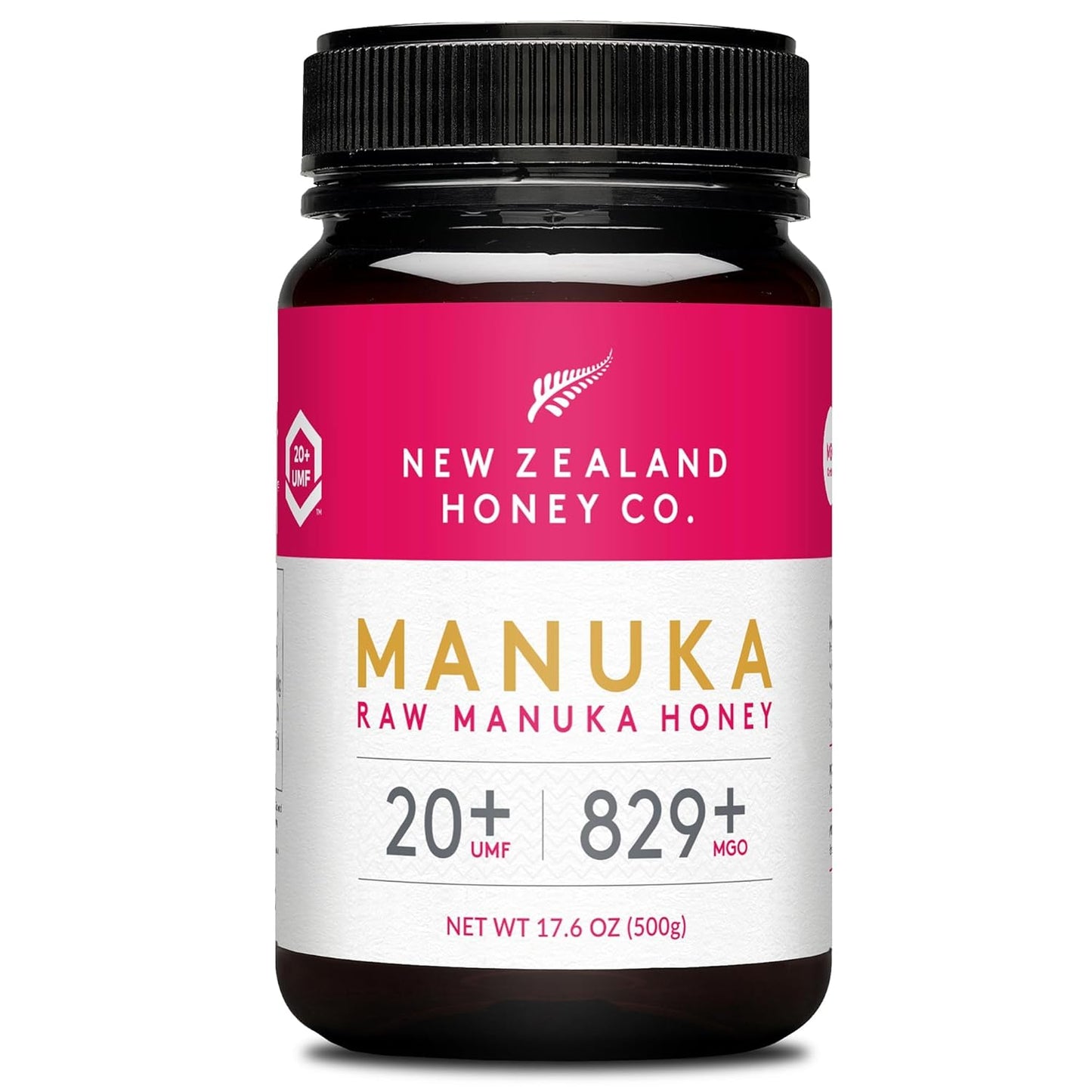 Raw Manuka Honey UMF 20+ MGO 829+ for Enhanced Wellbeing