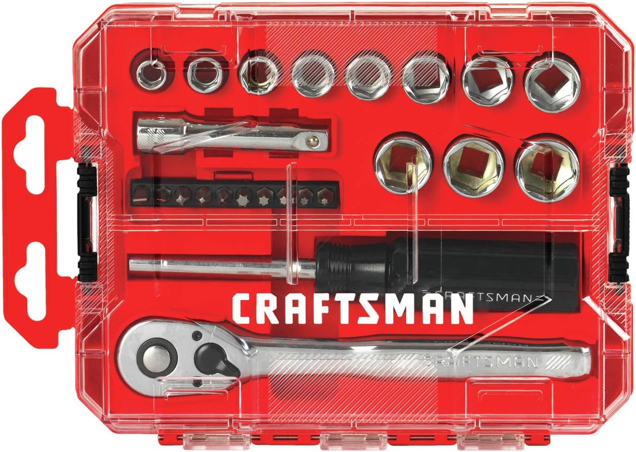 CRAFTSMAN Socket Set 24Piece with 3/8in Drive and Durability