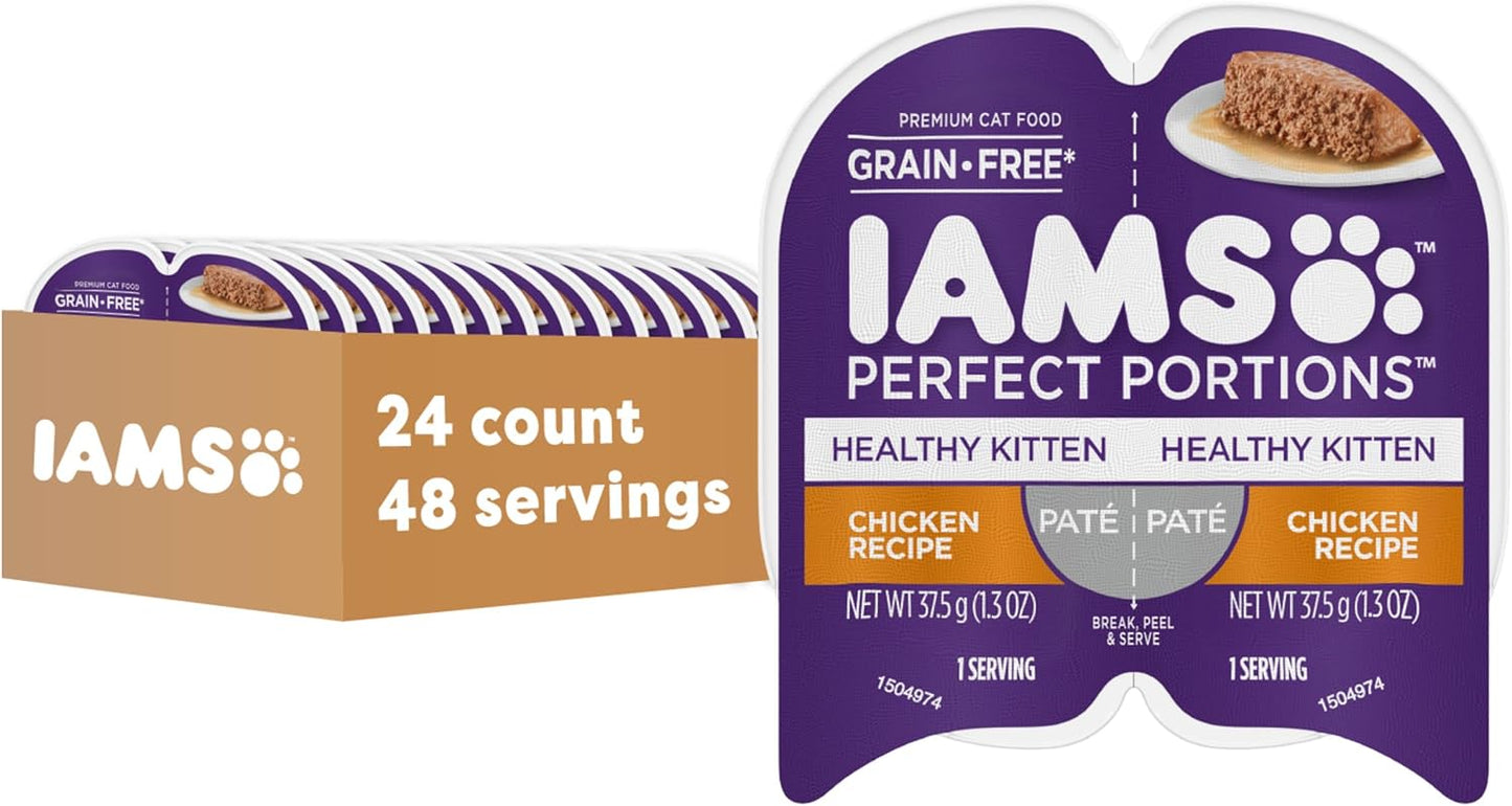 IAMS Perfect Portions Healthy Kitten Grain Free Wet Cat Food