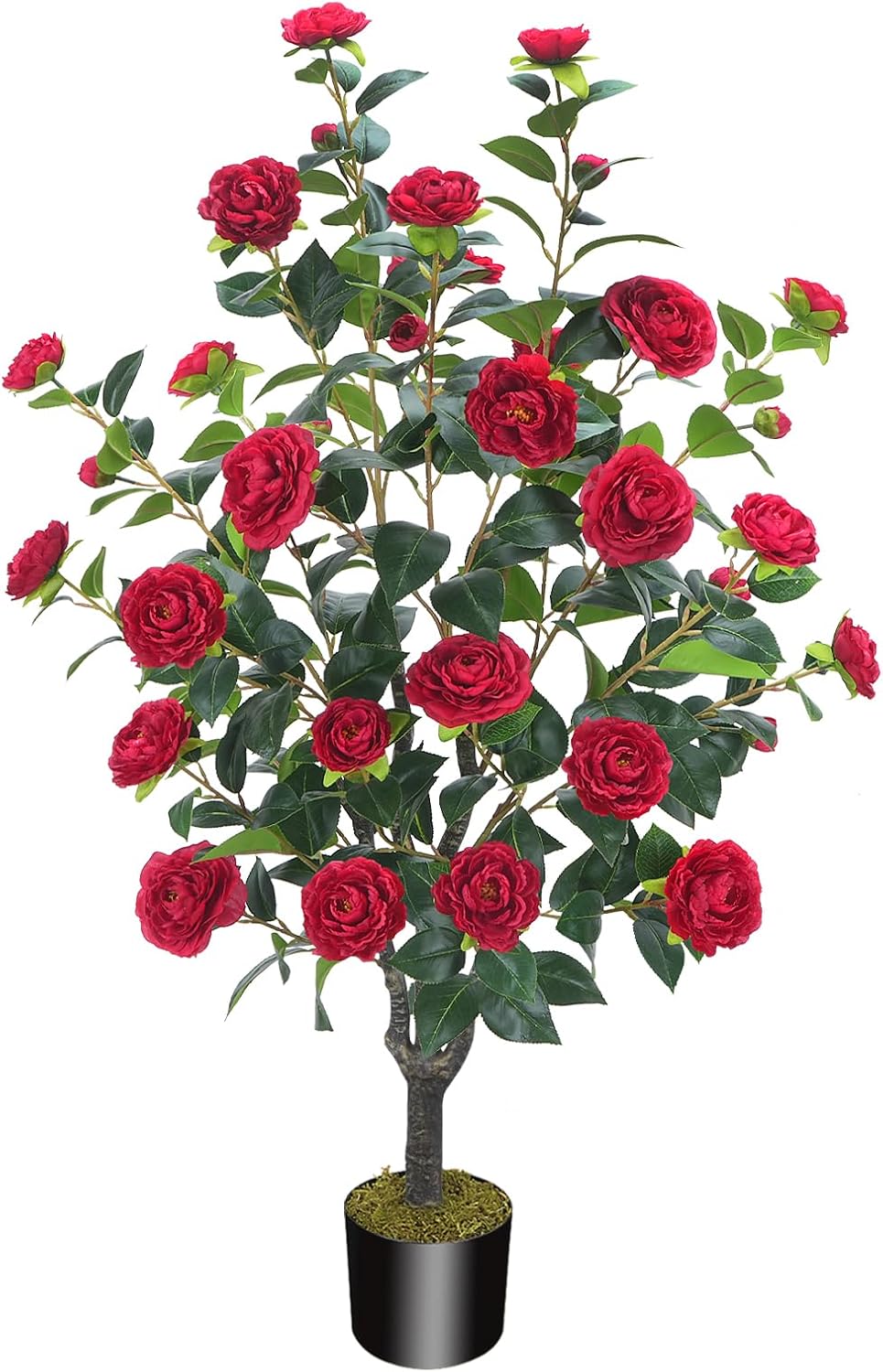 3.6FT Artificial Camellia Tree for Indoor and Outdoor Decor