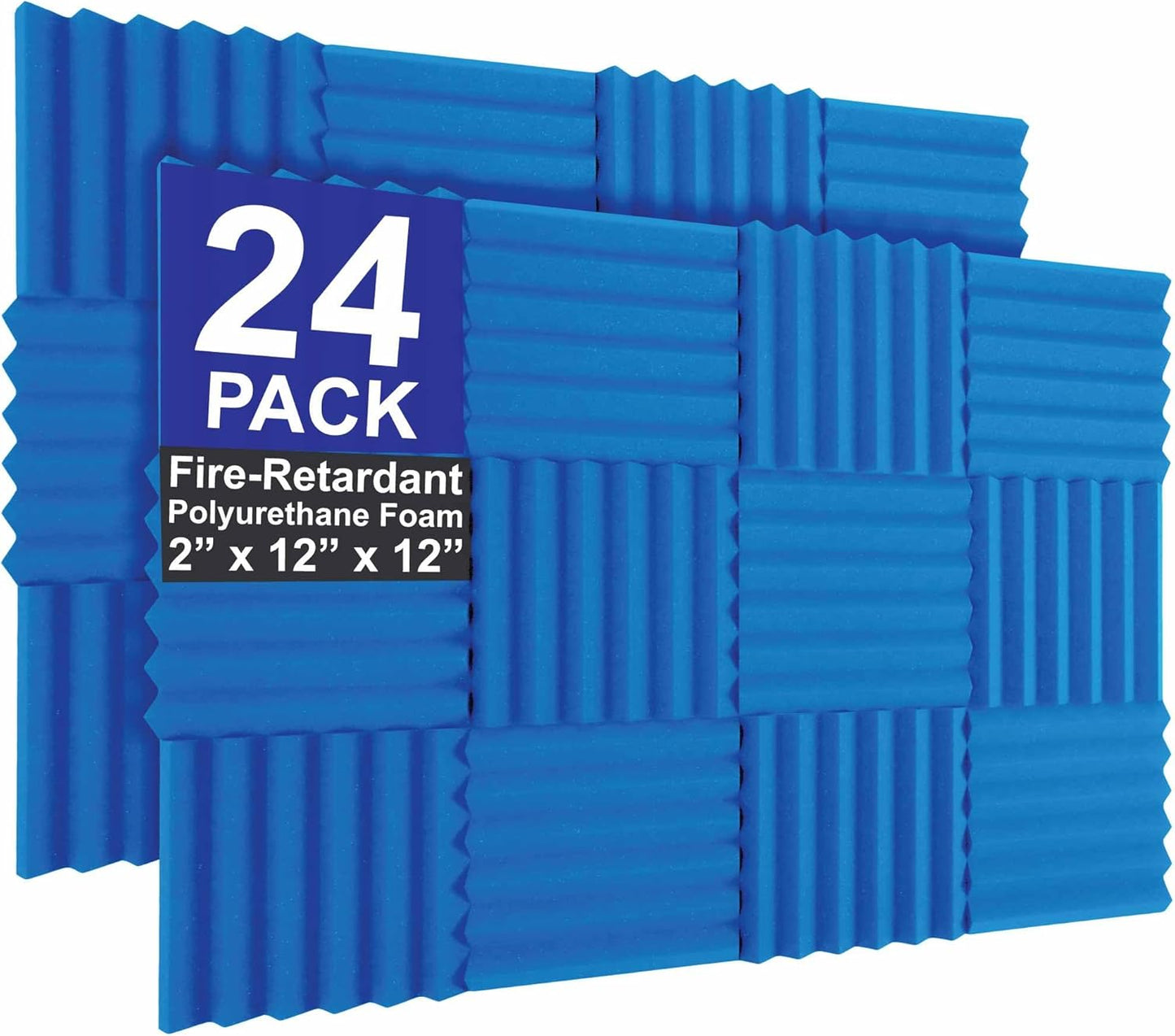 Color Acoustic Foam Panel Studio Soundproofing Wedge Tiles 12 X 12