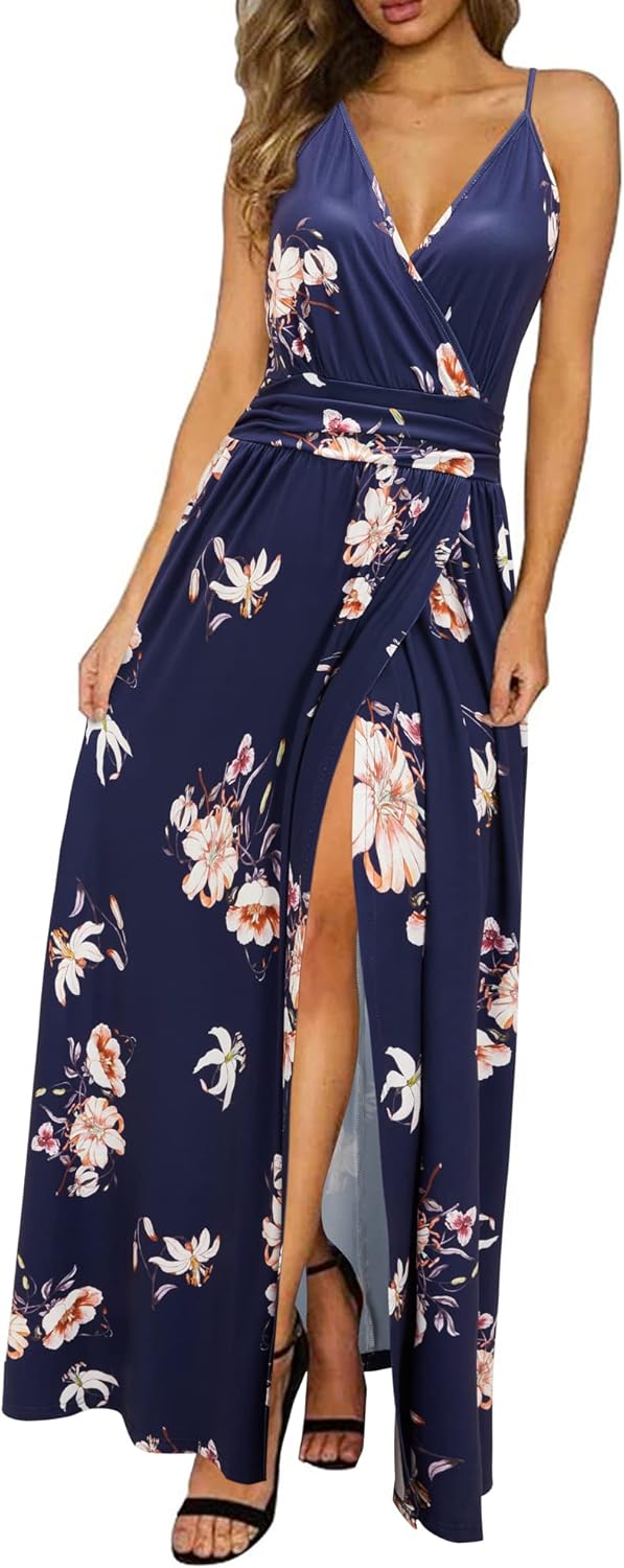 Newshows Women Summer Maxi Dress for Vacation and Beach Fun