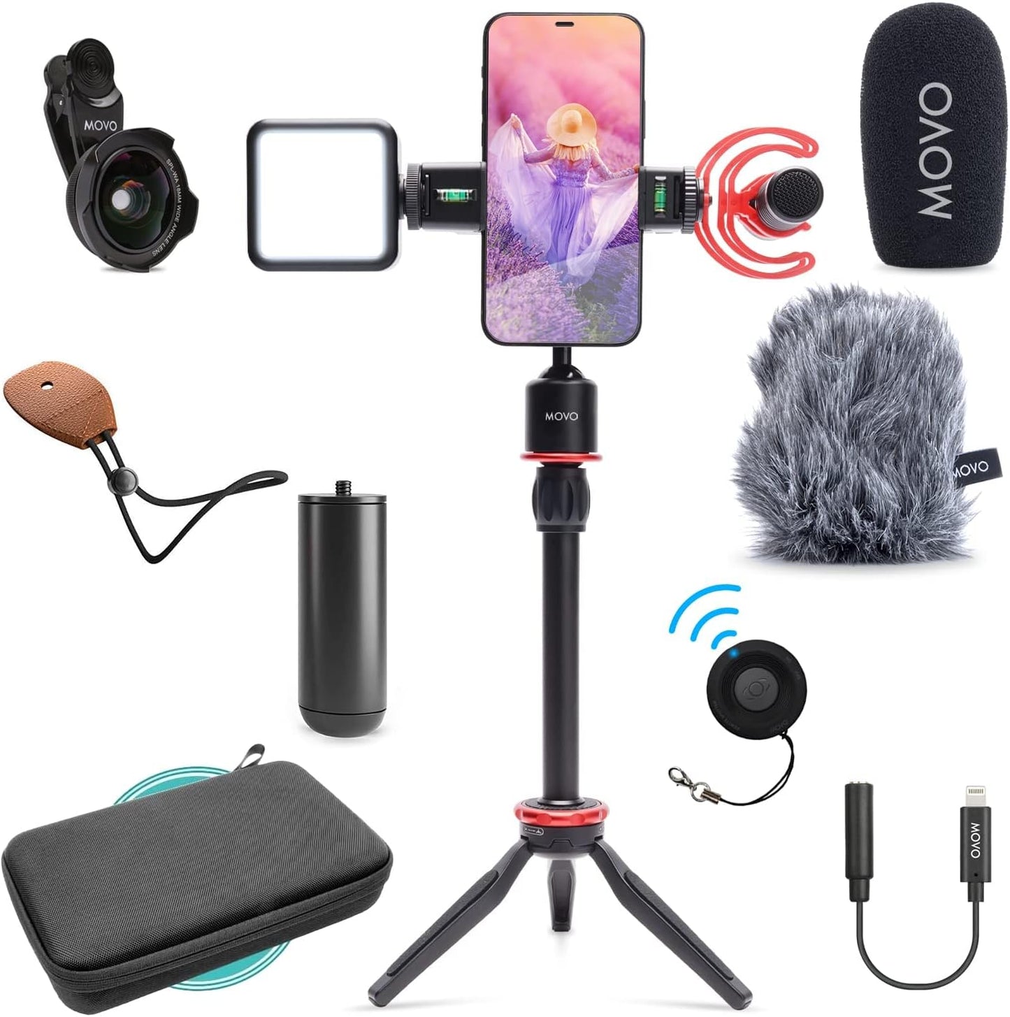 Movo iVlog1 Vlogging Kit for iPhone - Perfect YouTube Starter