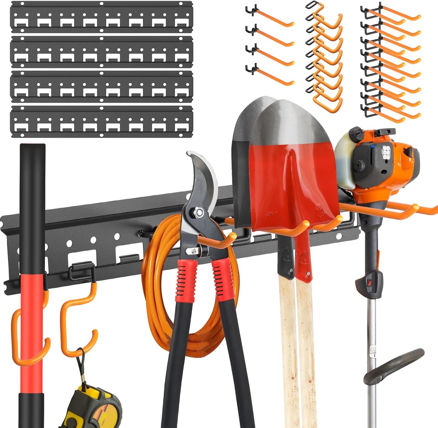 Garden Tool Organizer Wall Mount for Efficient Garage Storage