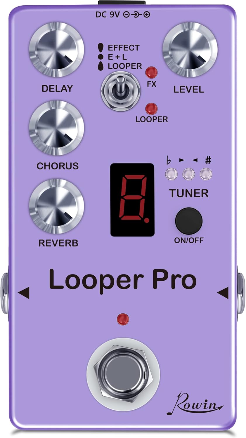 Rowin RE-05 Looper Pro Guitar Multi-Effect Pedal Review