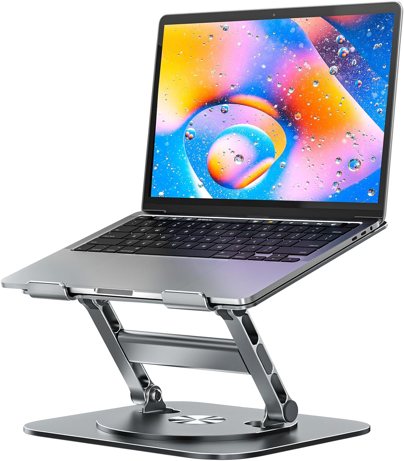 Ergonomic Laptop Stand with 360 Swivel for All Laptops