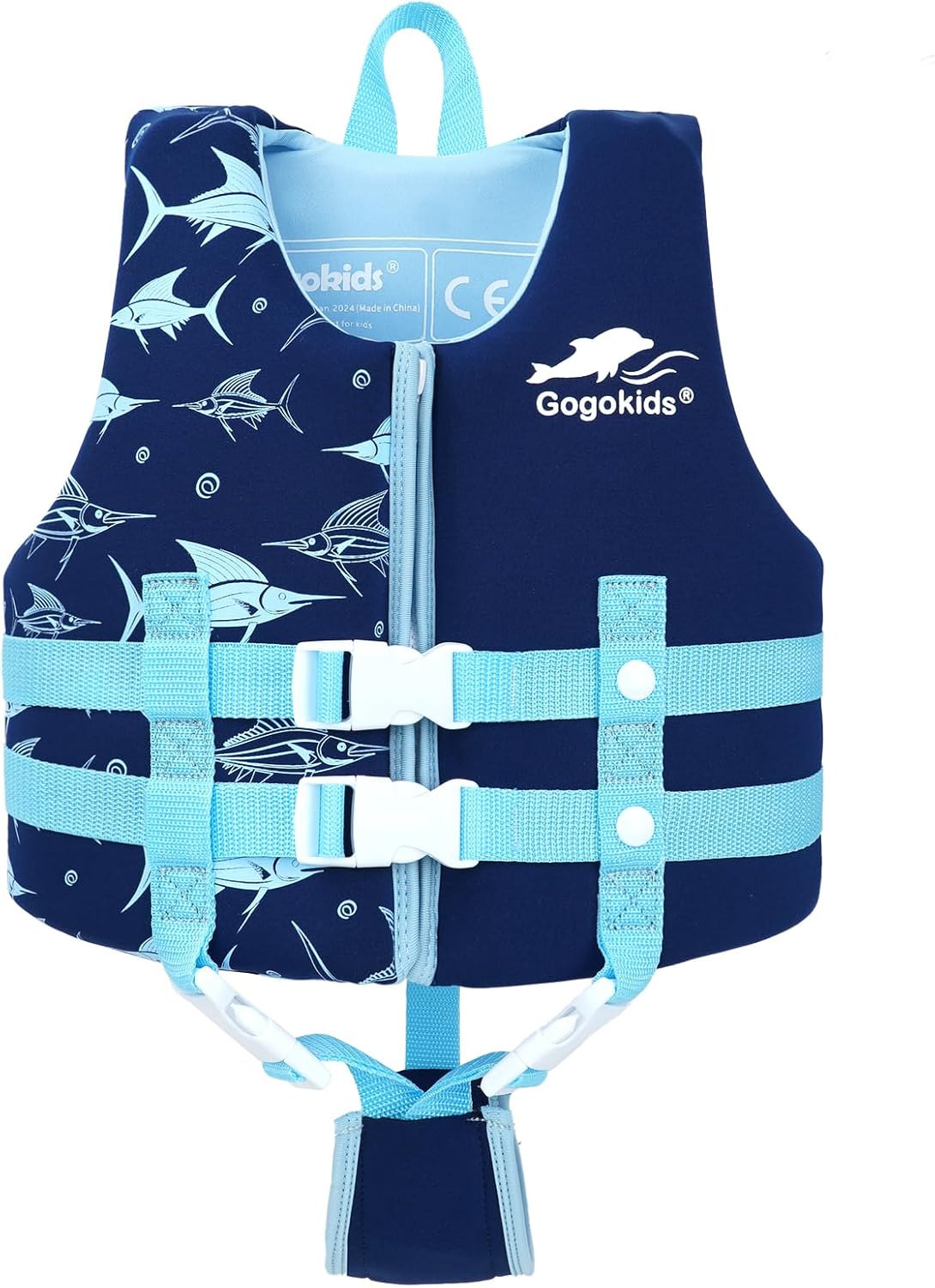 Gogokids Toddler Swim Vest for Kids - Safe Floaties Jacket