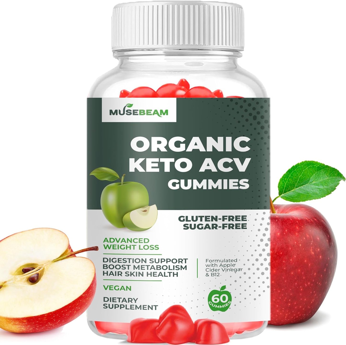 Advanced Organic ACV Gummies - Weight Loss Powerhouse