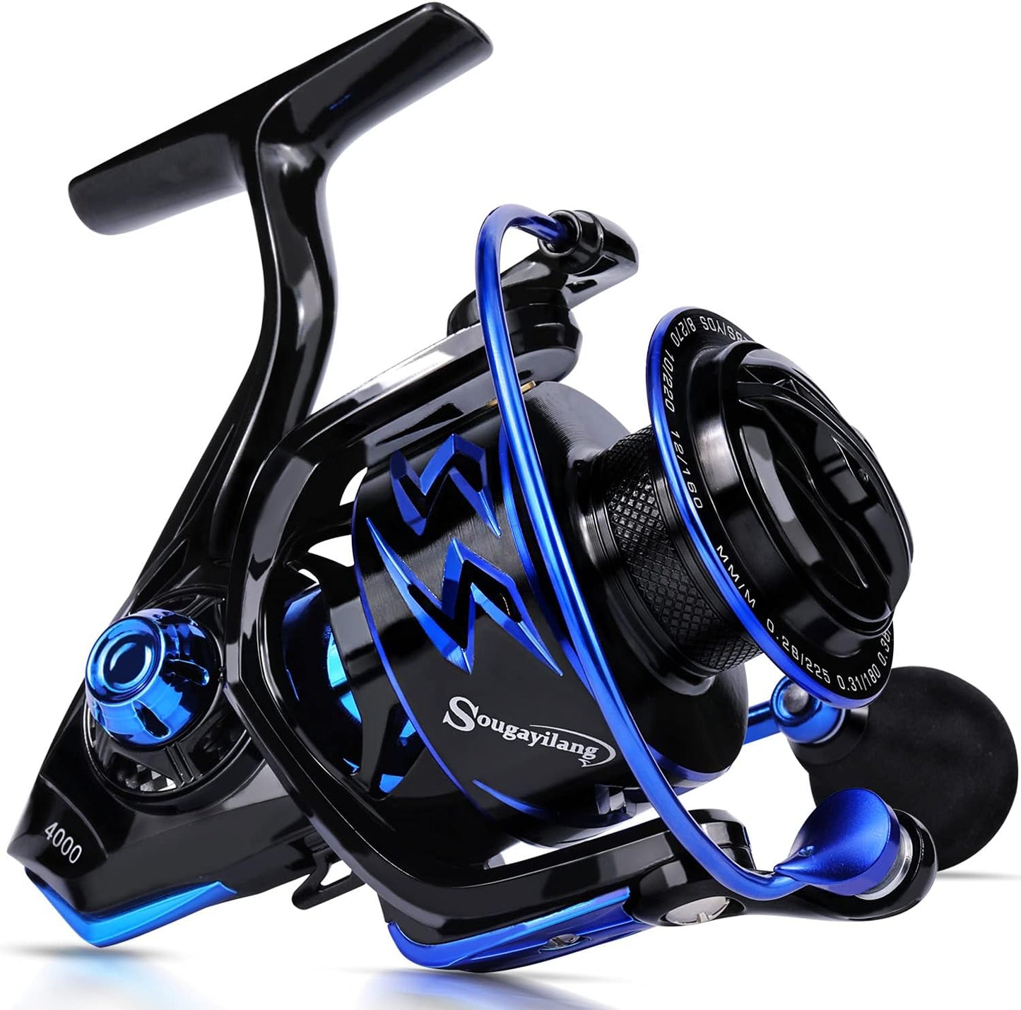Sougayilang Ultra-Light Spinning Reel, 6.2:1 High Speed Gear, Smooth Salt & Fresh Water
