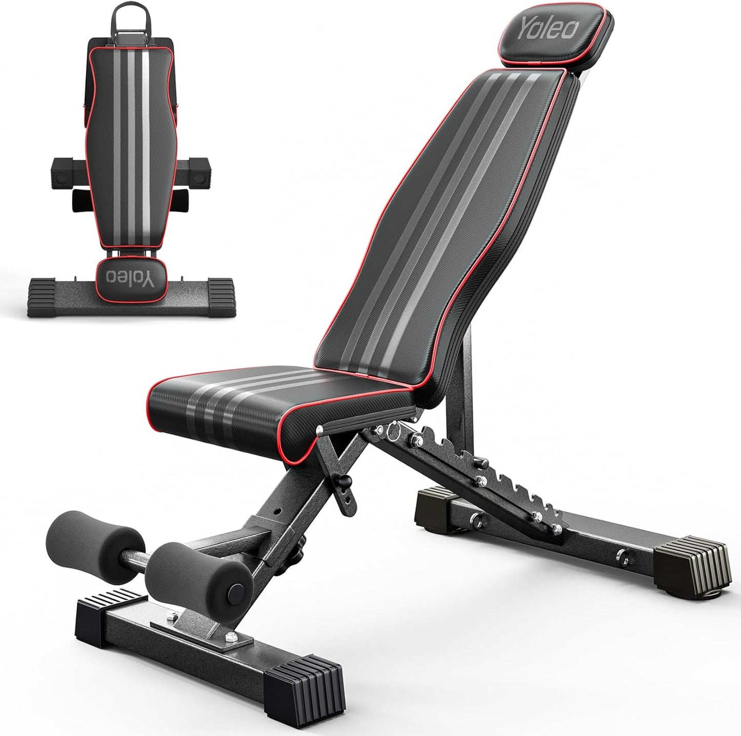 Yoleo Adjustable Weight Bench for Ultimate Home Workouts