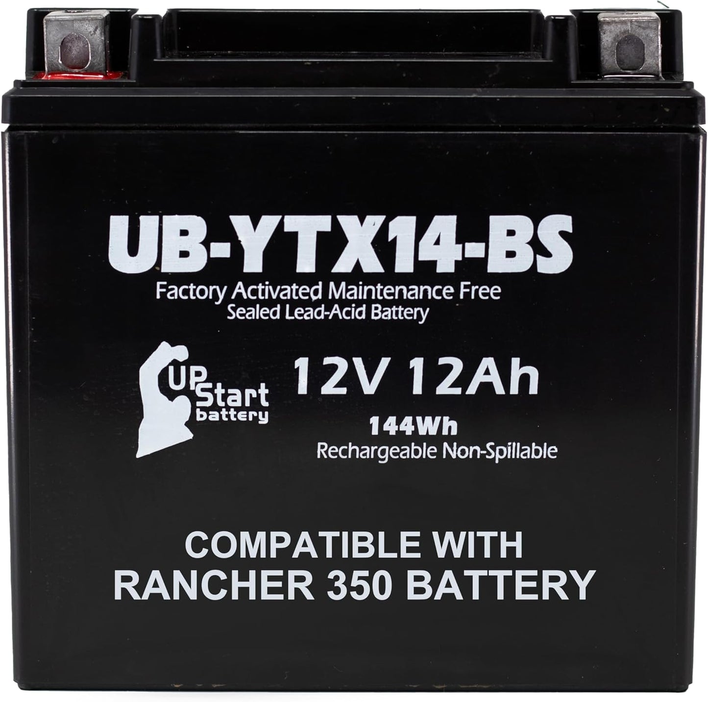 YTX14-BS Replacement Battery for Honda Rancher 350 ATV Power