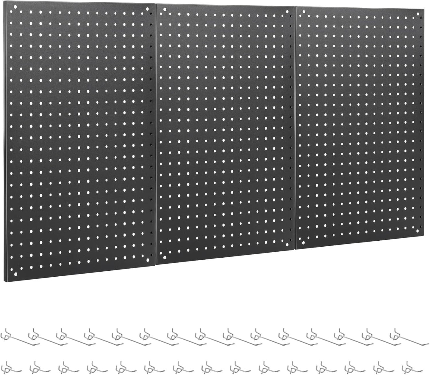 Modular Metal Pegboard Kit for Home and Garage Organization