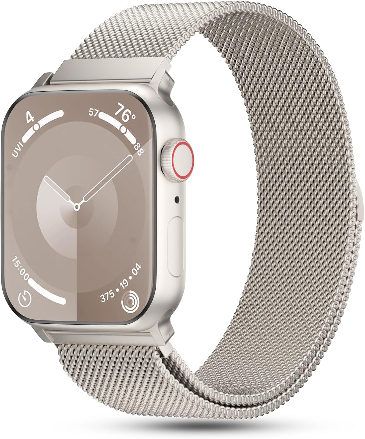 Ultra-Strong Magnetic Metal Apple Watch Band - Stainless Steel Mesh Loop