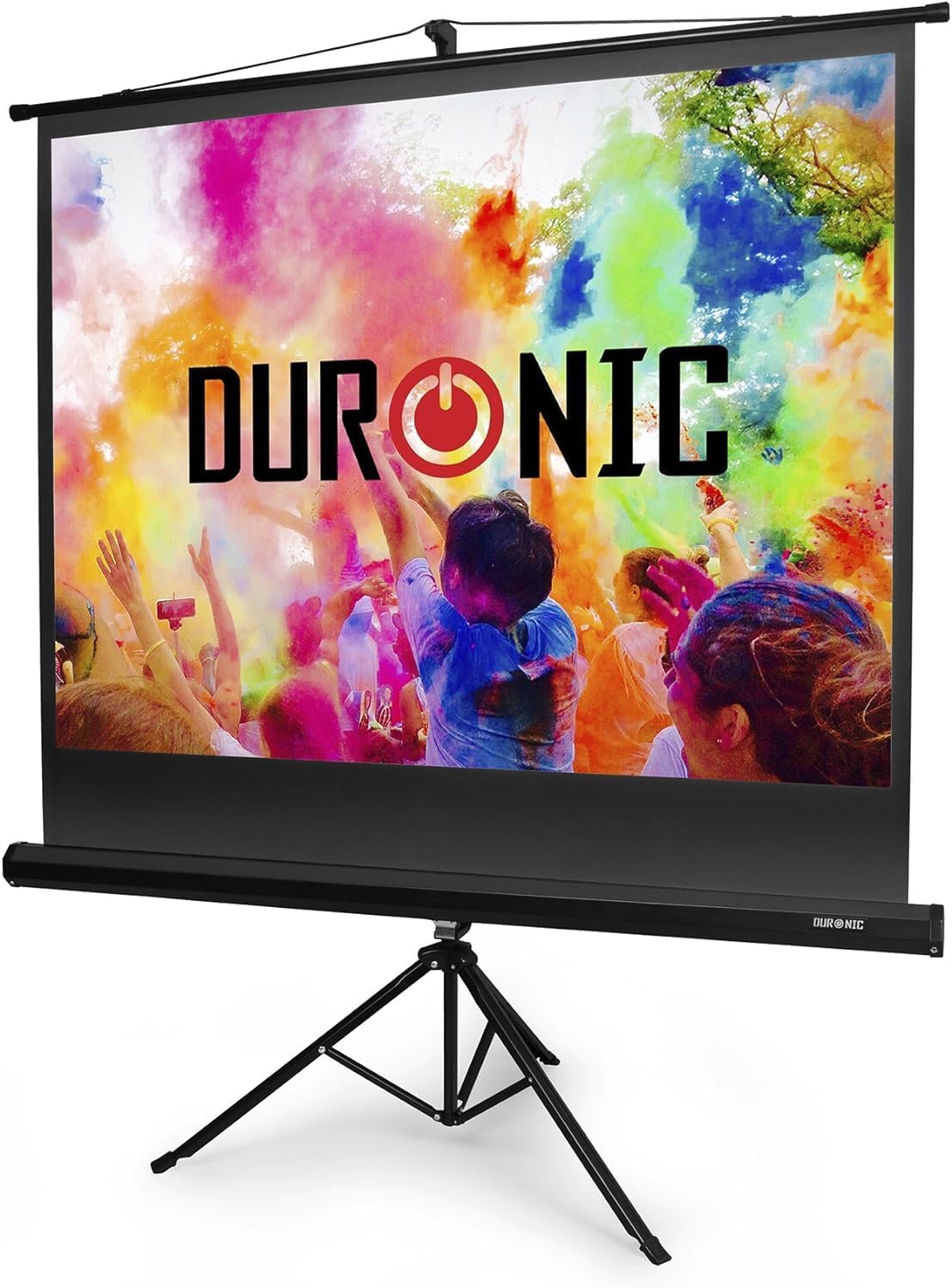 Duronic TPS86/43 Tripod Projector Screen 86 Inch for Home Use