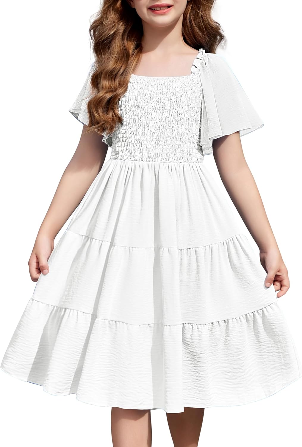 Arshiner Girls Summer Dress for Tween Boho Casual Style