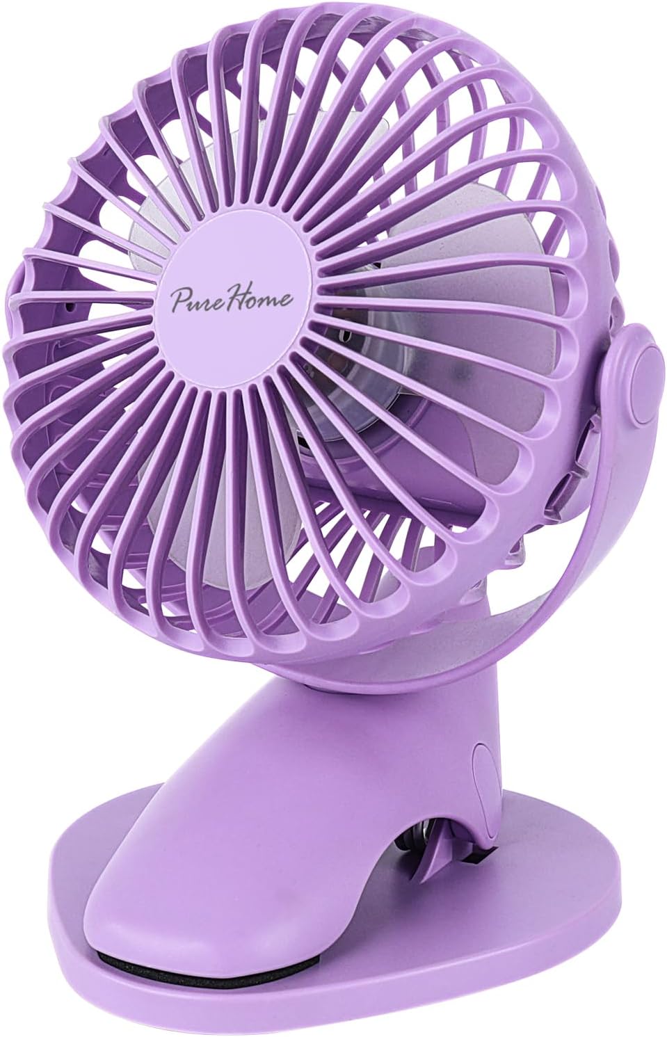 Ultra Quiet Portable Clip Fan: Strong Airflow, 3 Speeds