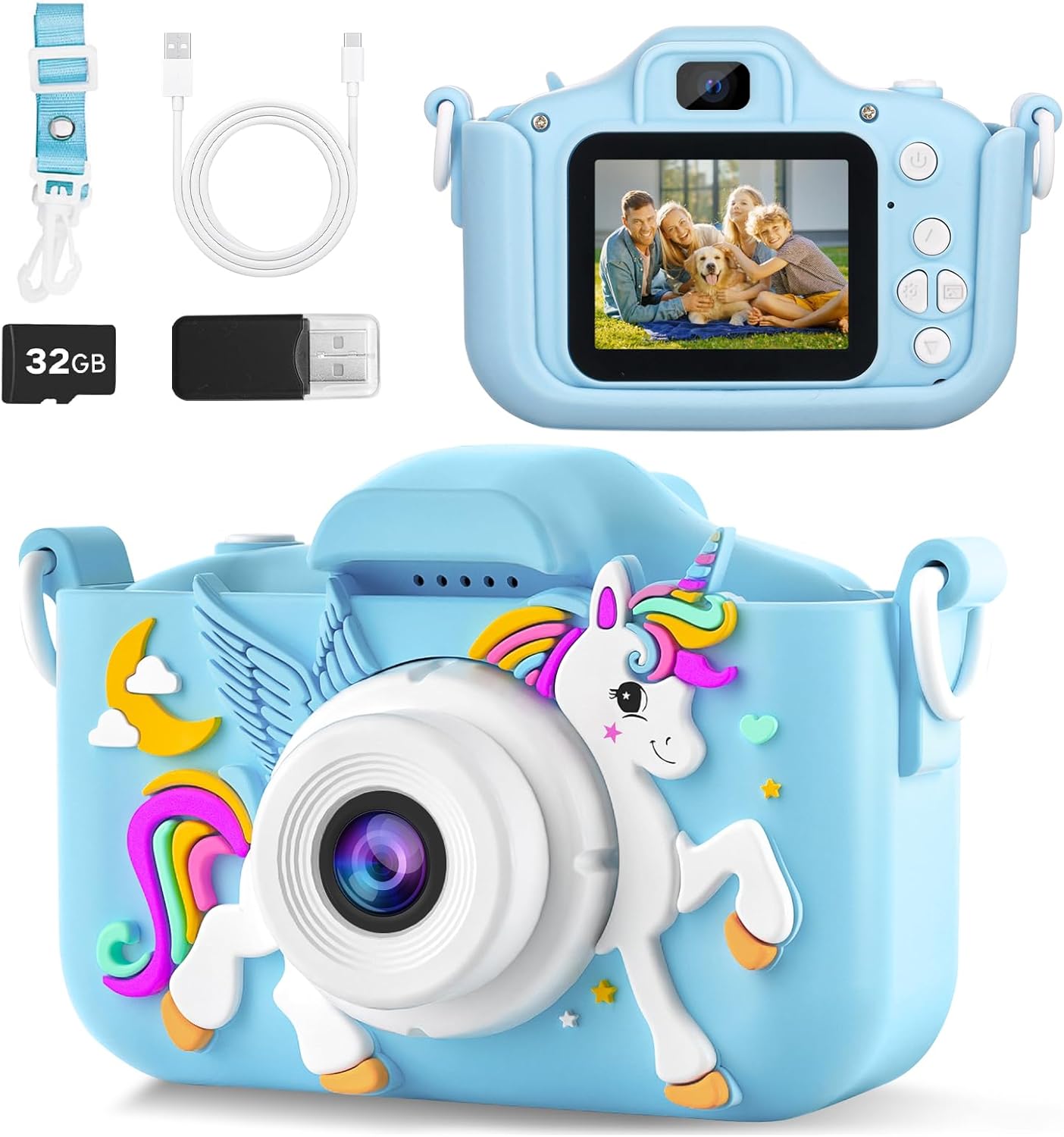 1080P HD Kids Camera - Capture Memories in Style!