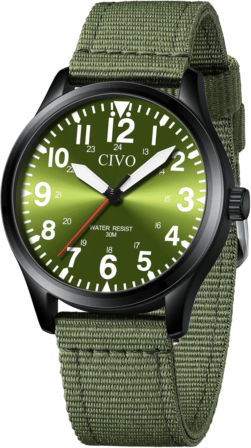 Waterproof Tactical Quartz Watch for Men
