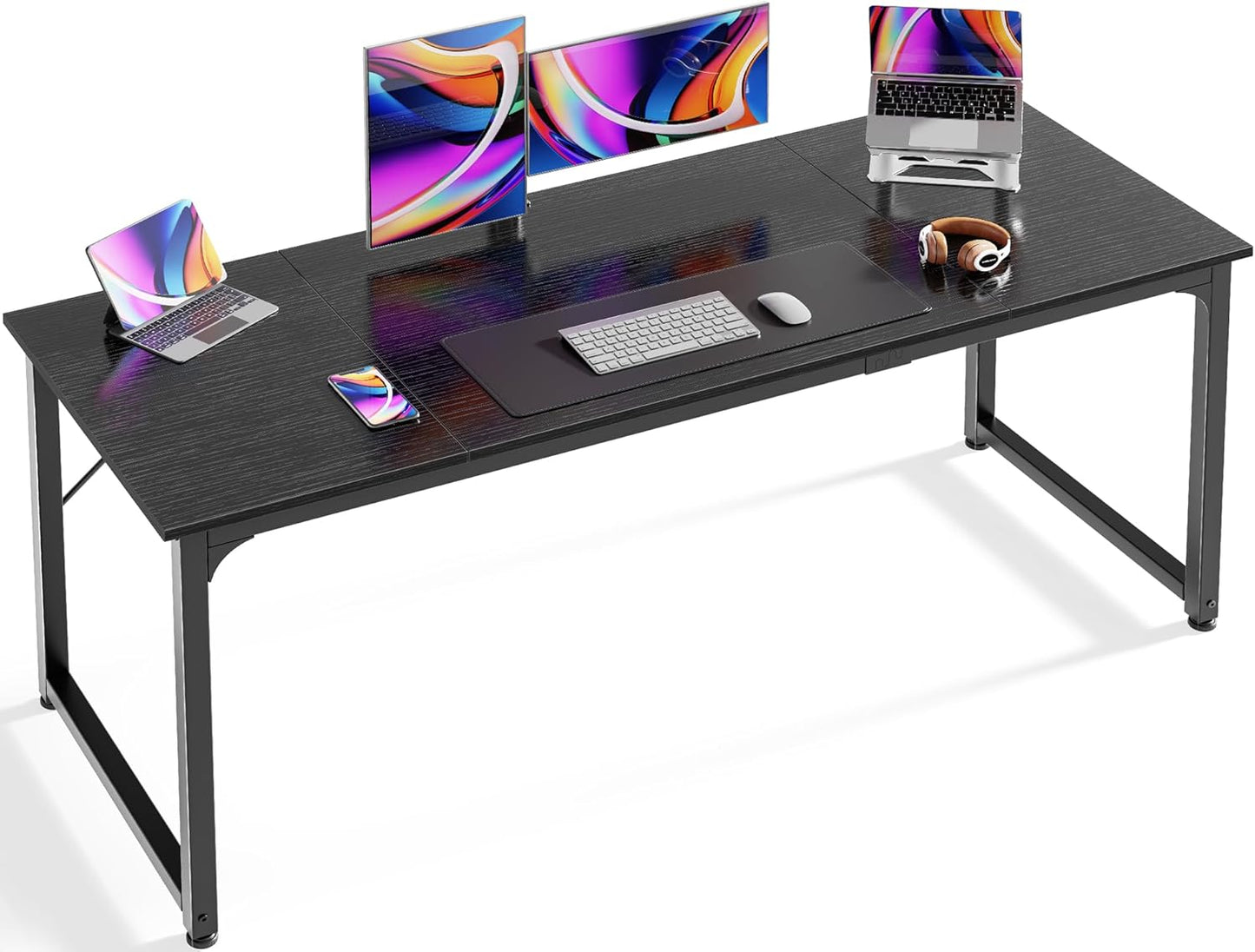 Huuger Modern Simple Office Desk for Gaming and Writing Needs