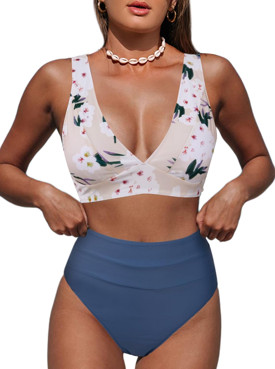 Hilinker Women's Leopard Bikini Swimsuits for Summer Fun