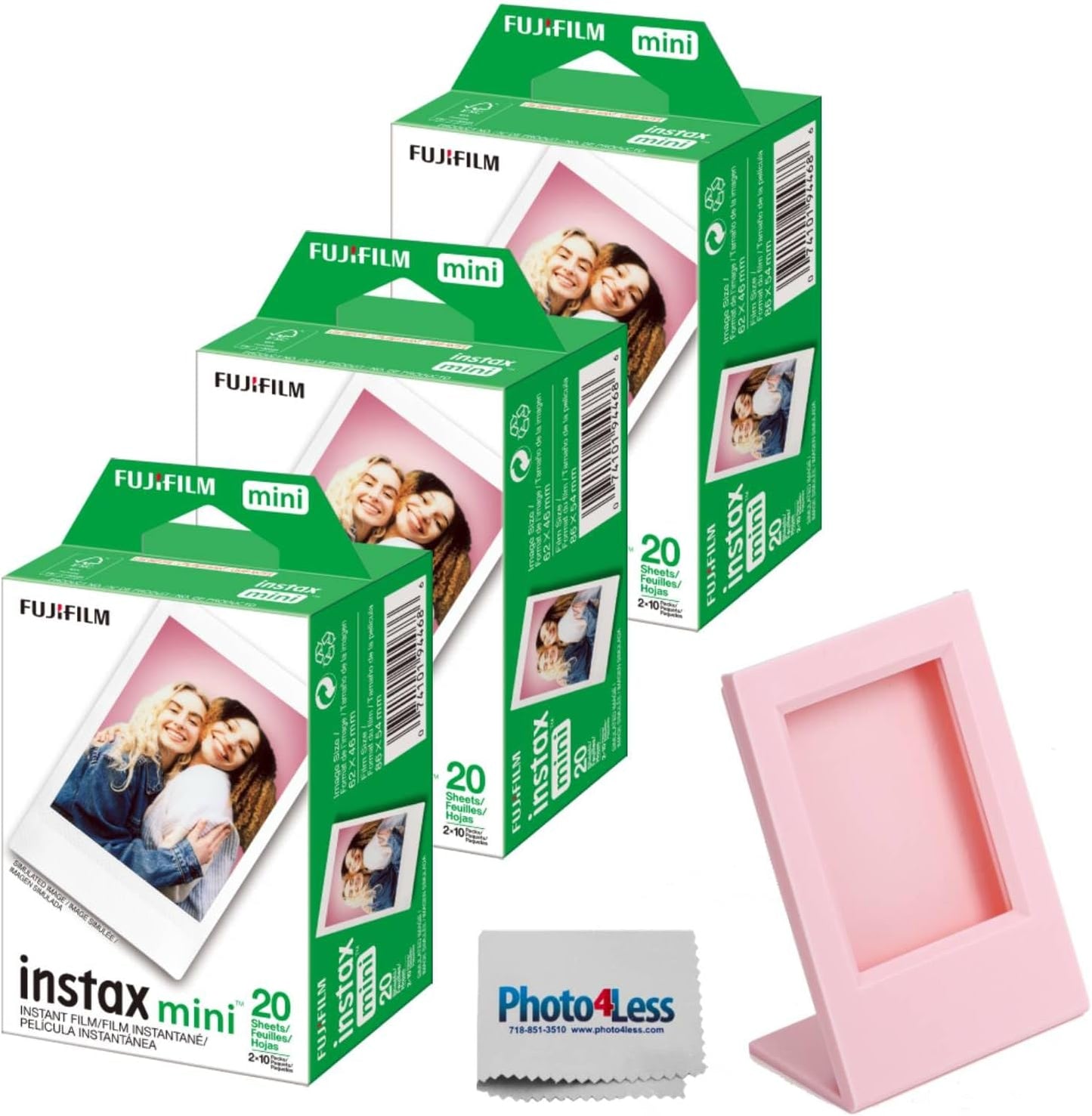 Fujifilm Instax Mini Film Bundle with Frames for Instant Prints