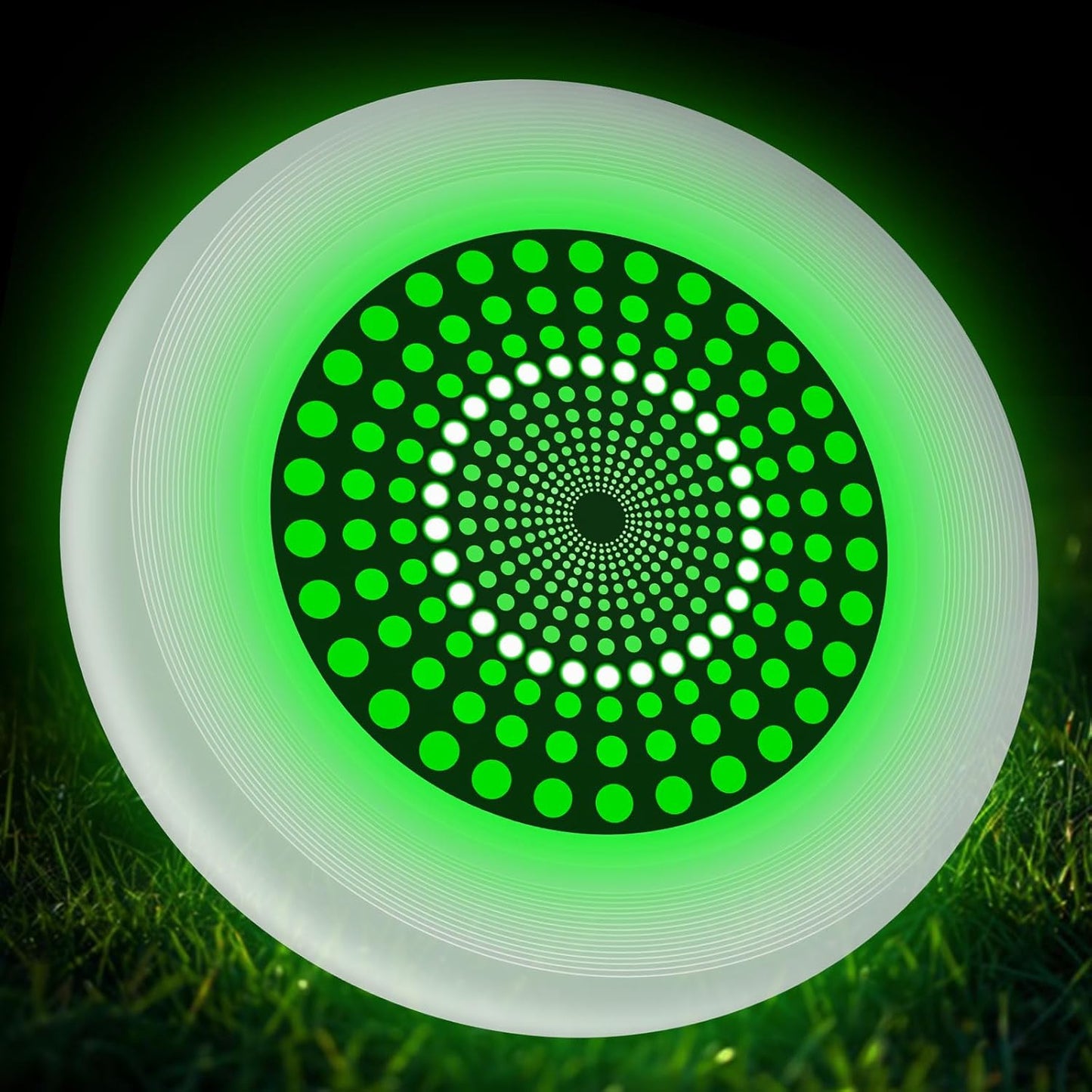 ZhaoJum LED Flying Disc: Bright, Rechargeable Fun!