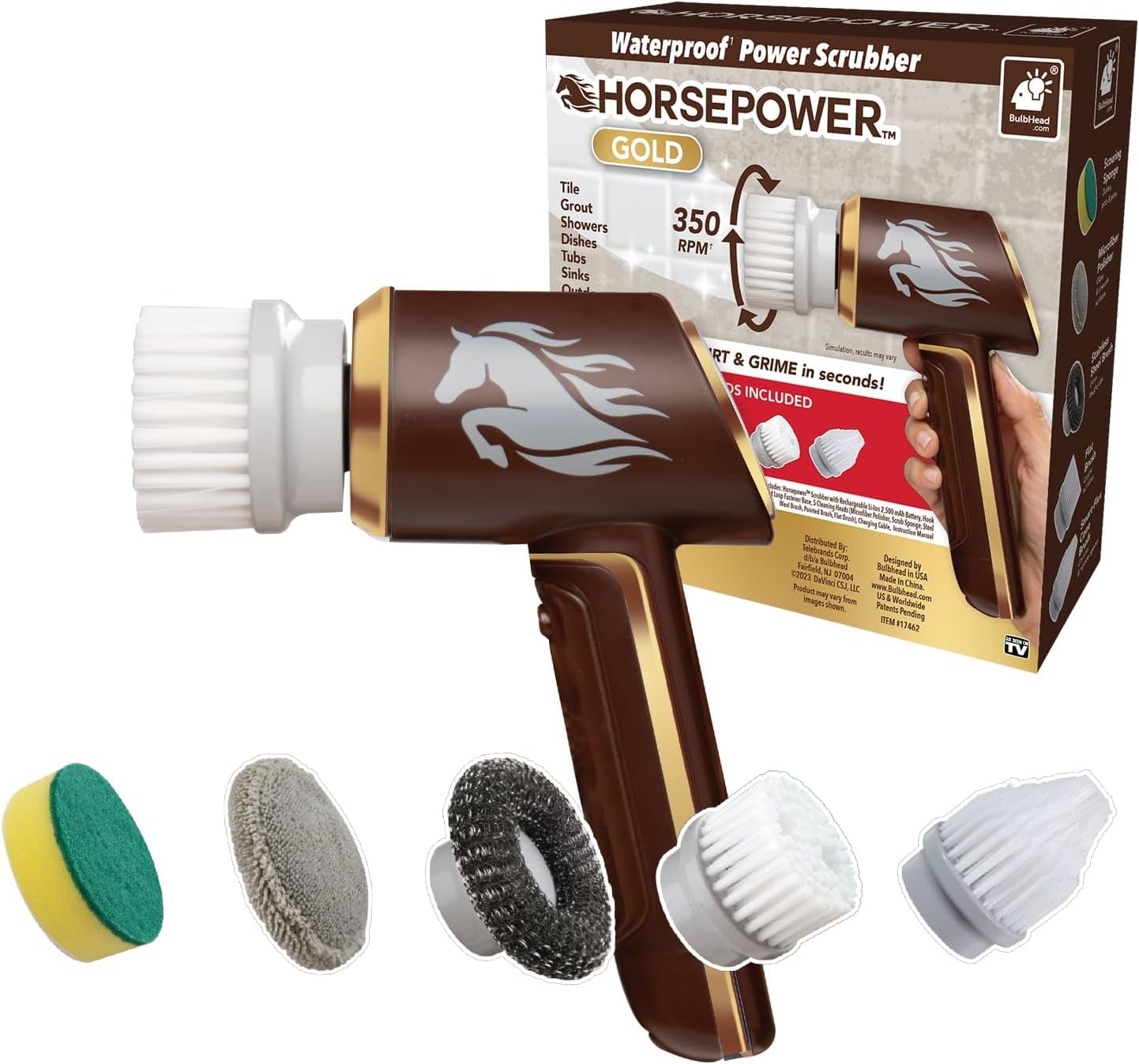 Horsepower Scrubber Gold Edition: Powerful, Waterproof & Versatile