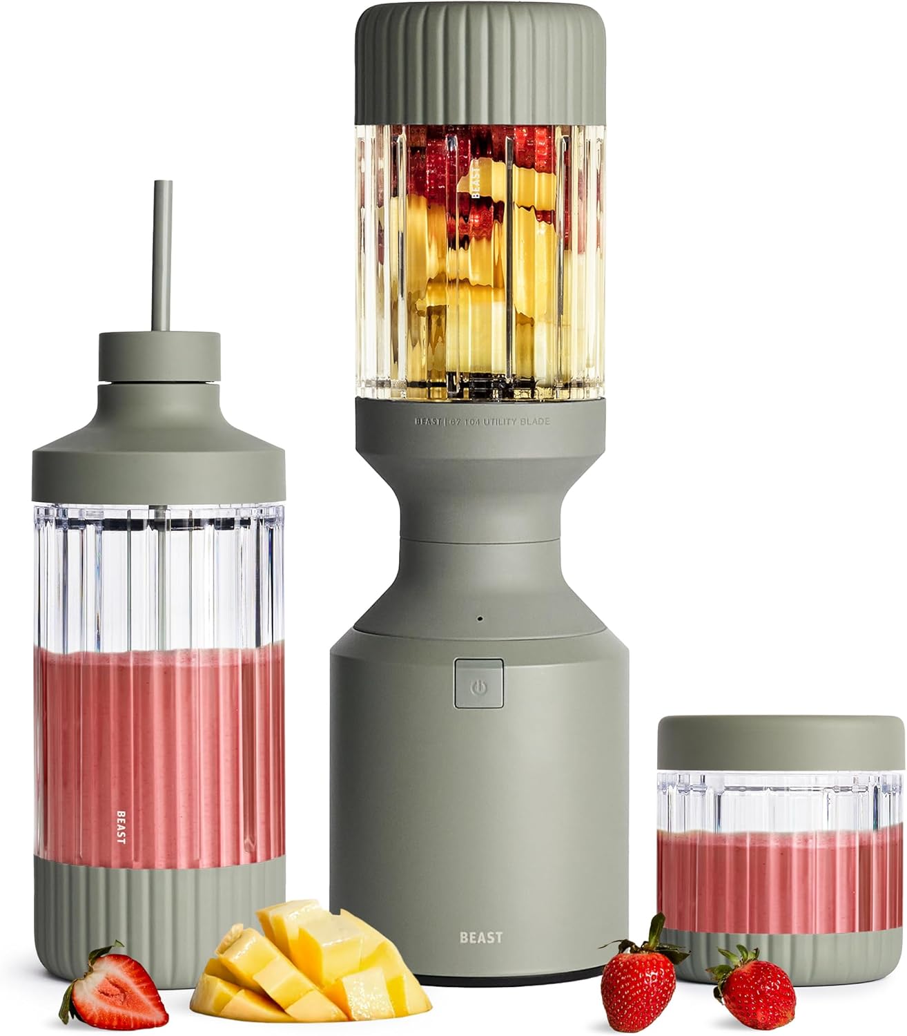 Beast Mega 1200 Blender | Power & Versatility | Smoothies to Soups | Ice & Fruit | XL Vessel