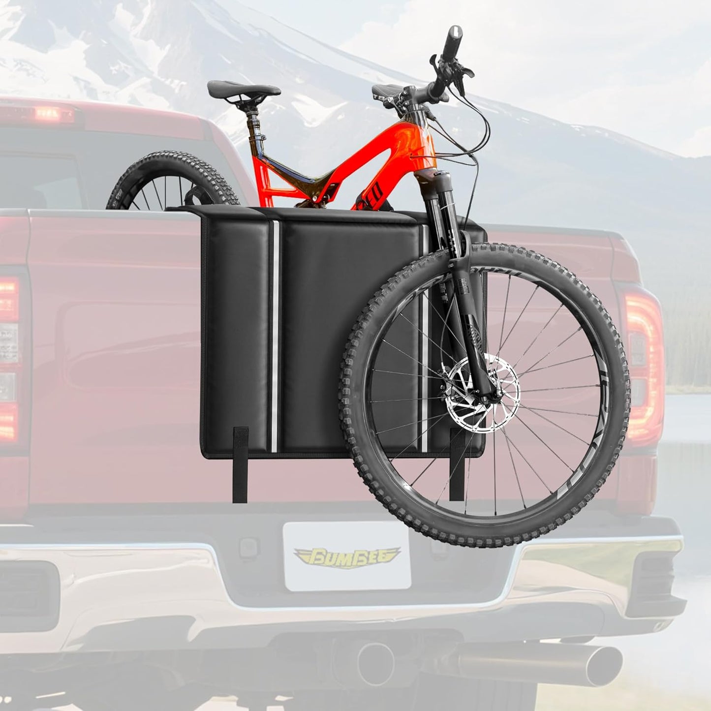 Bumbee Tailgate Bike Pad for Safe Outdoor Bicycle Transport