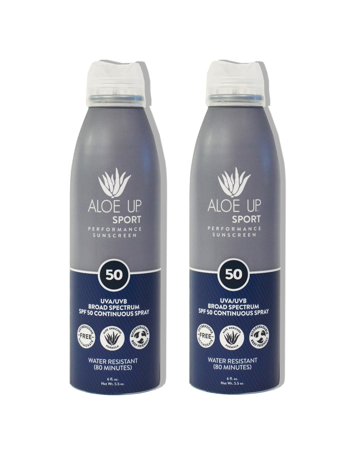 Aloe Up Sport Continuous Spray Sunscreen SPF 50 for Active Lifestyles