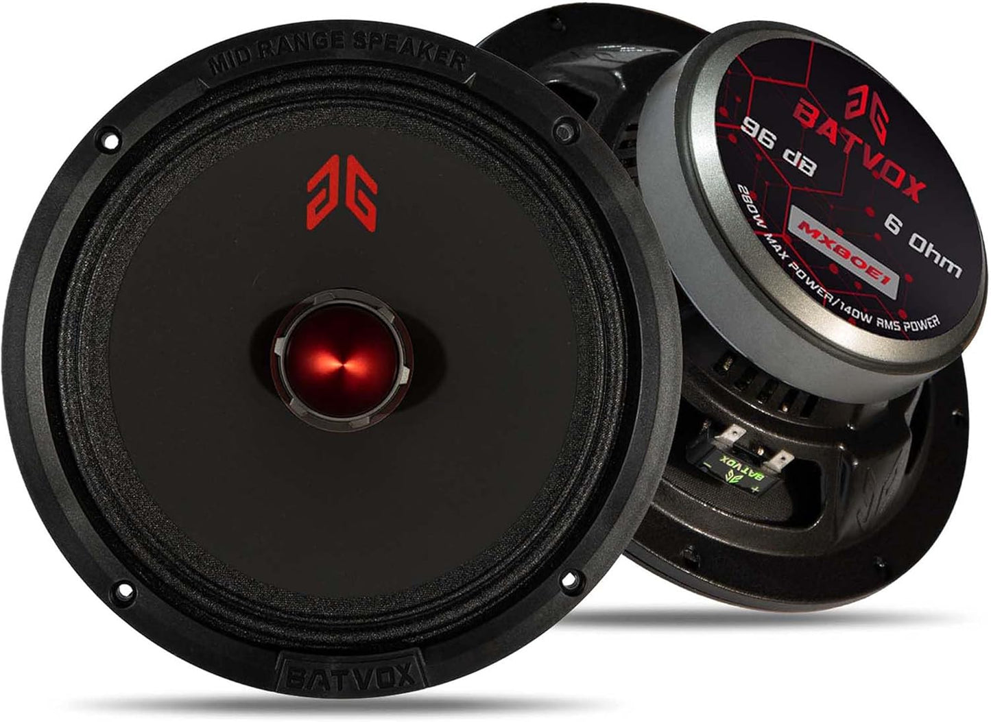 MX80E1 Loudspeaker 8 Inch Midrange for Premium Car Audio