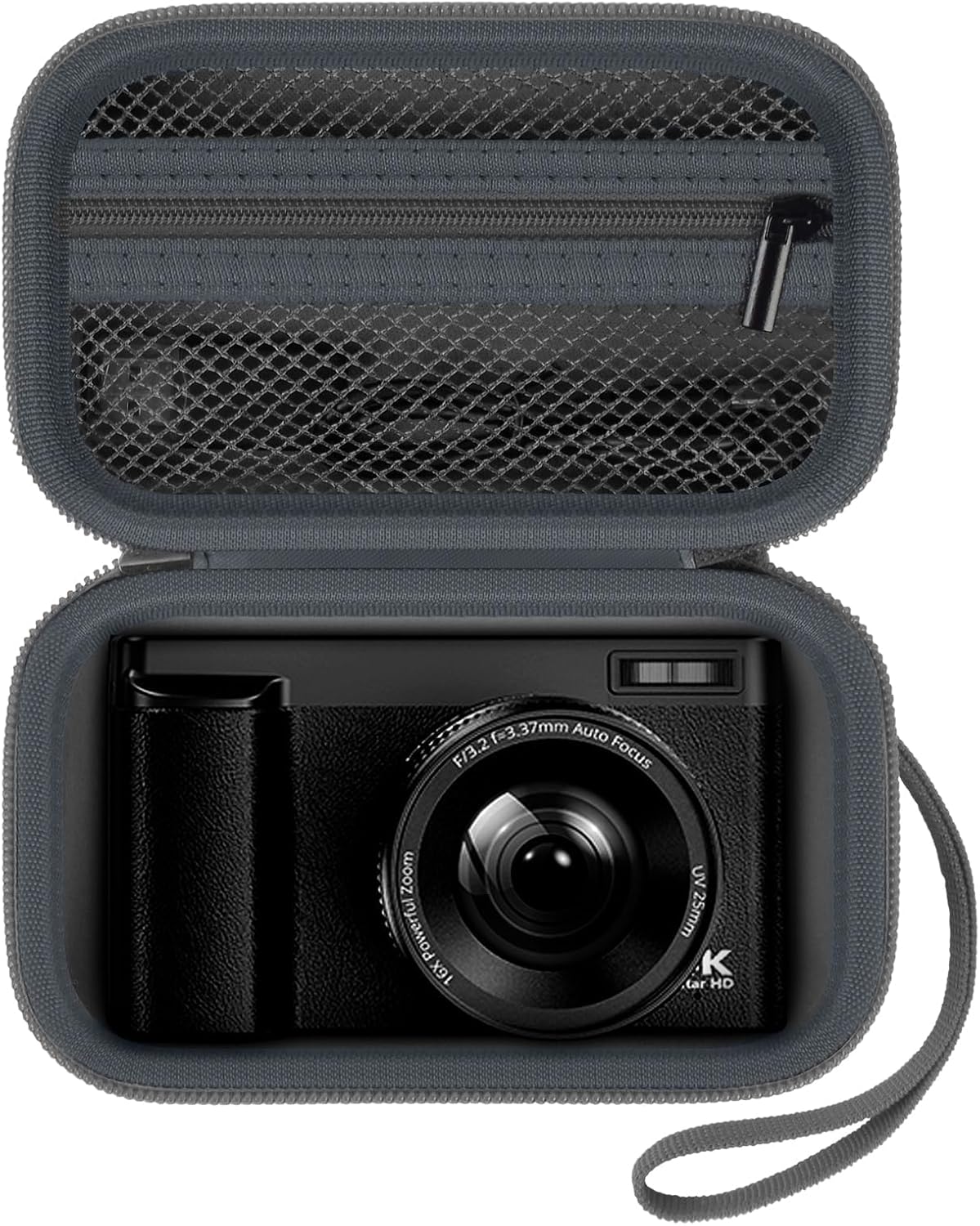 Grey Storage Bag for Canon PowerShot 4K Vlogging Camera