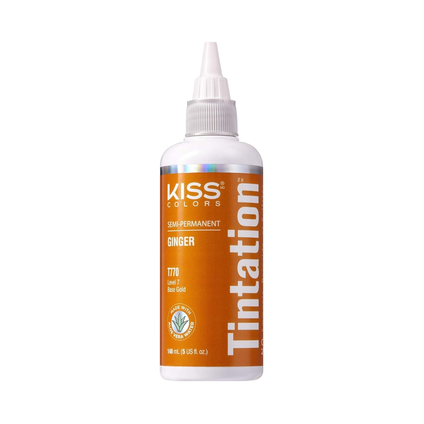 Vibrant Ginger Locks: Kiss Tintation Hair Color