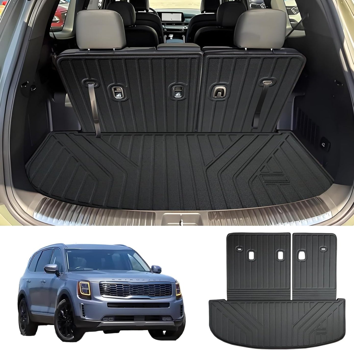 Custom Fit Cargo Mat for 2020-2025 Kia Telluride - All-Weather