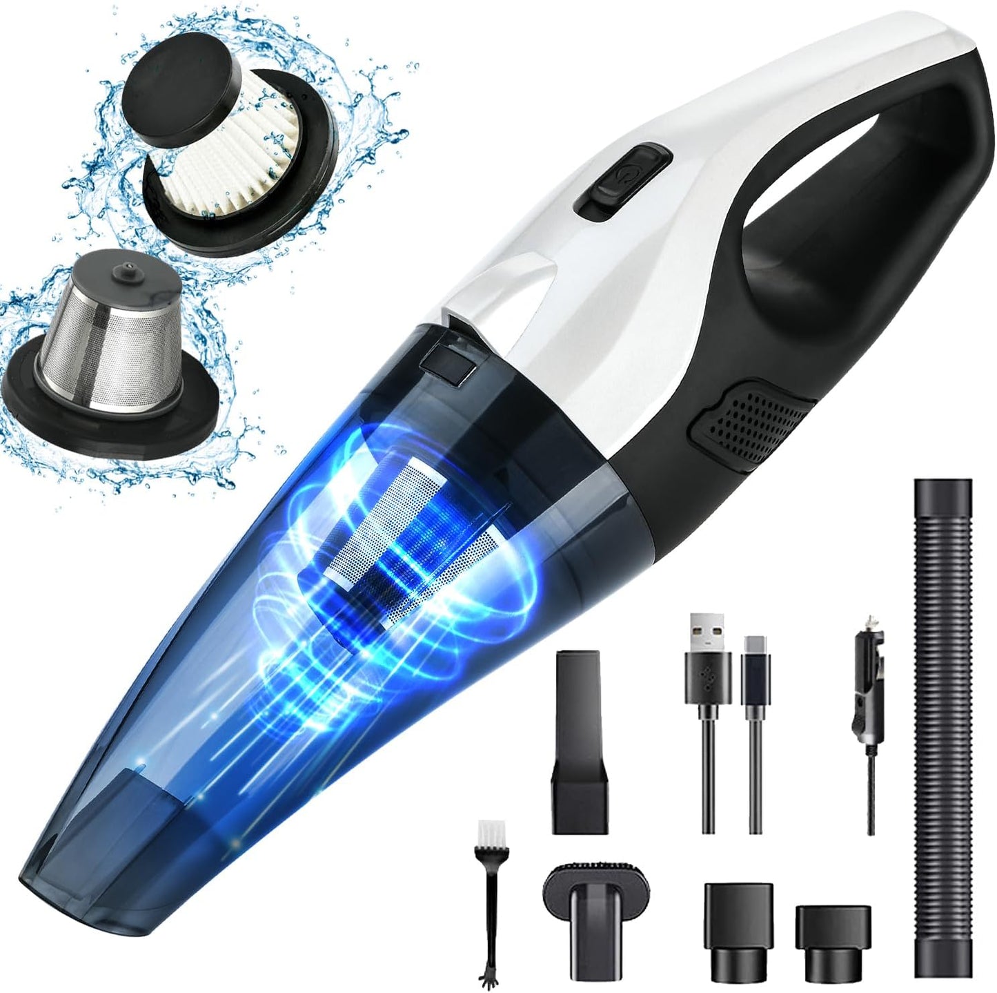 Powerful Cordless Handheld Vacuum - 13000Pa Suction