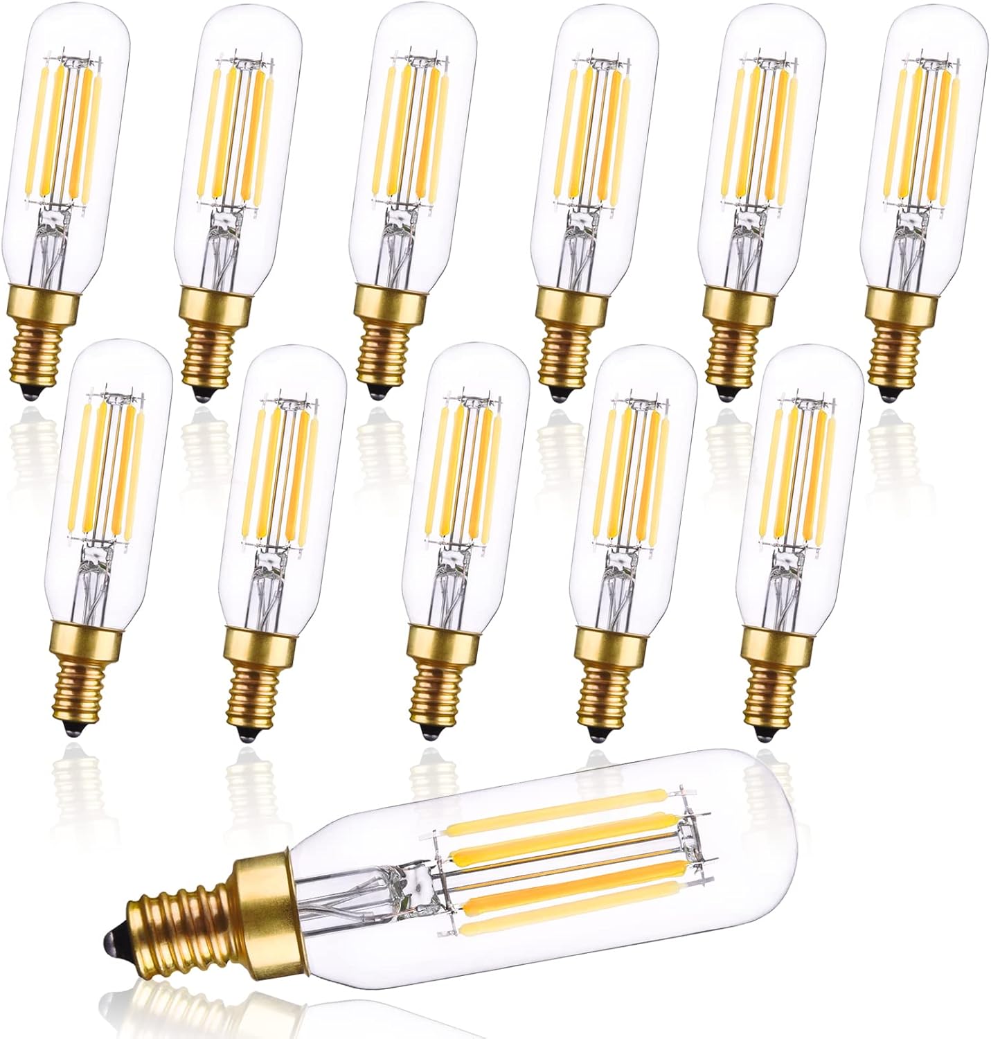 T6 LED Bulb Dimmable Light Bulbs for Ceiling Fans and Chandeliers