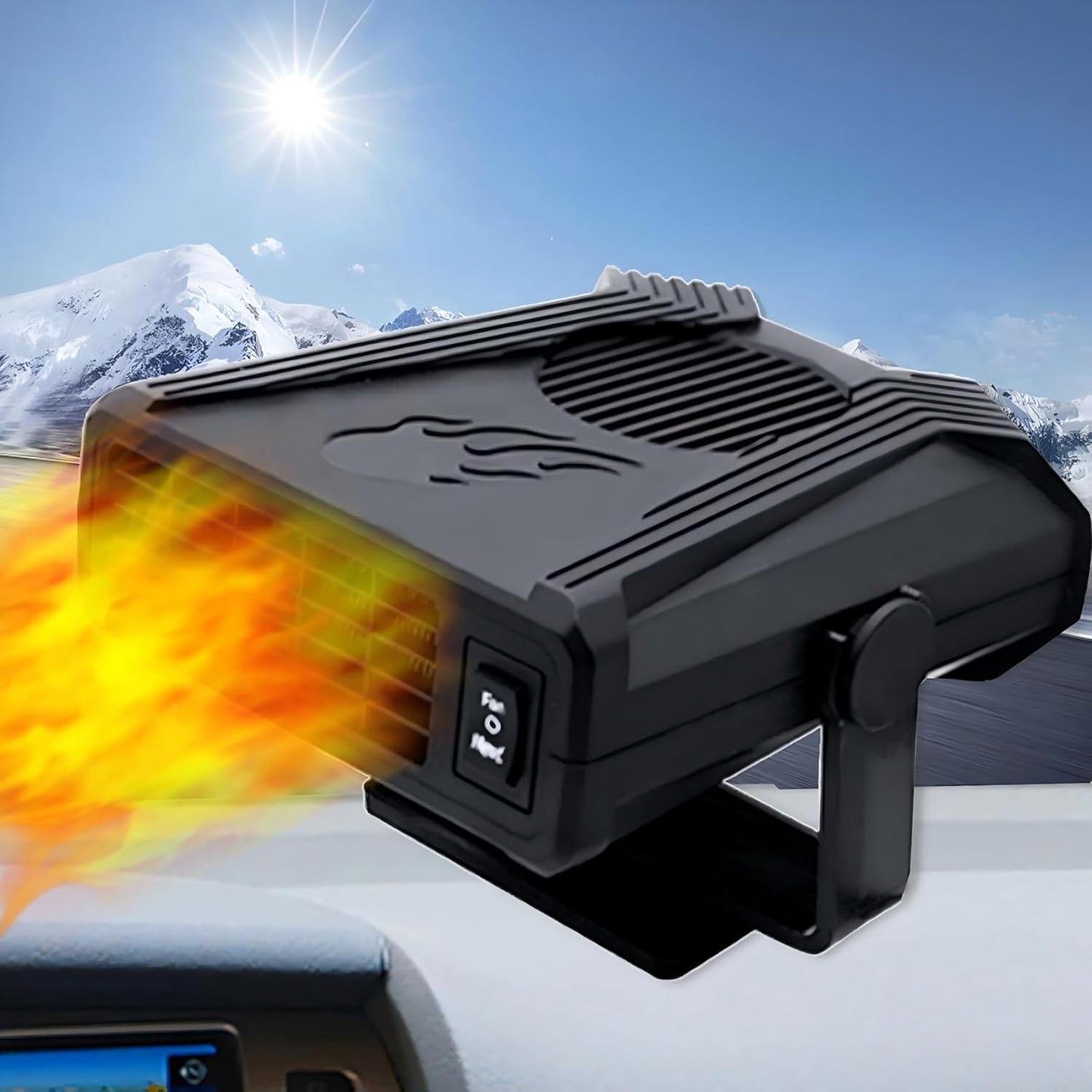 360 Rotatable Car Heater Defroster | Engtesy